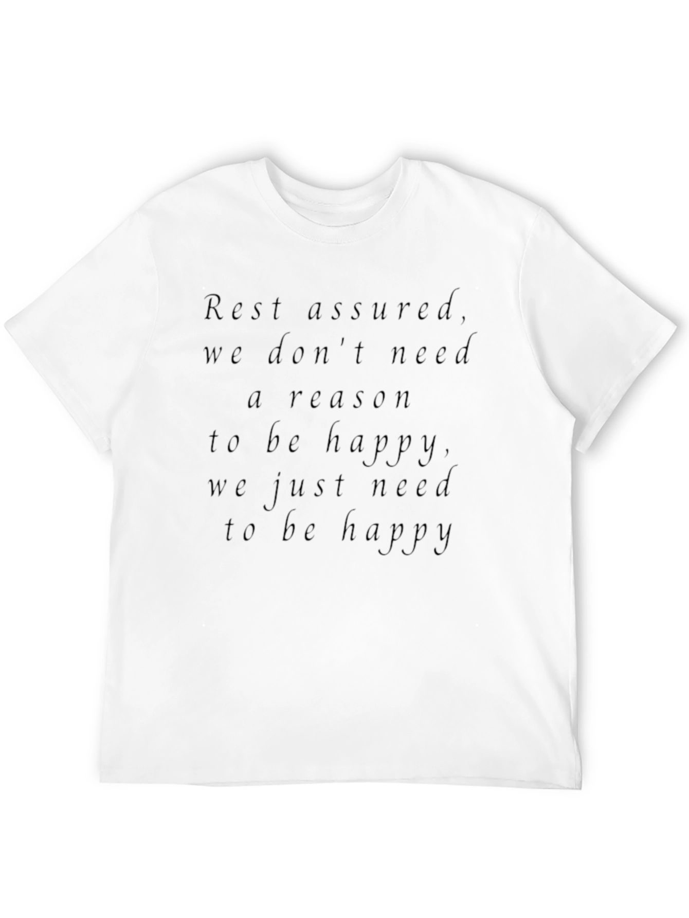 Black Black Graphic Tee - Happy Vibes view 12