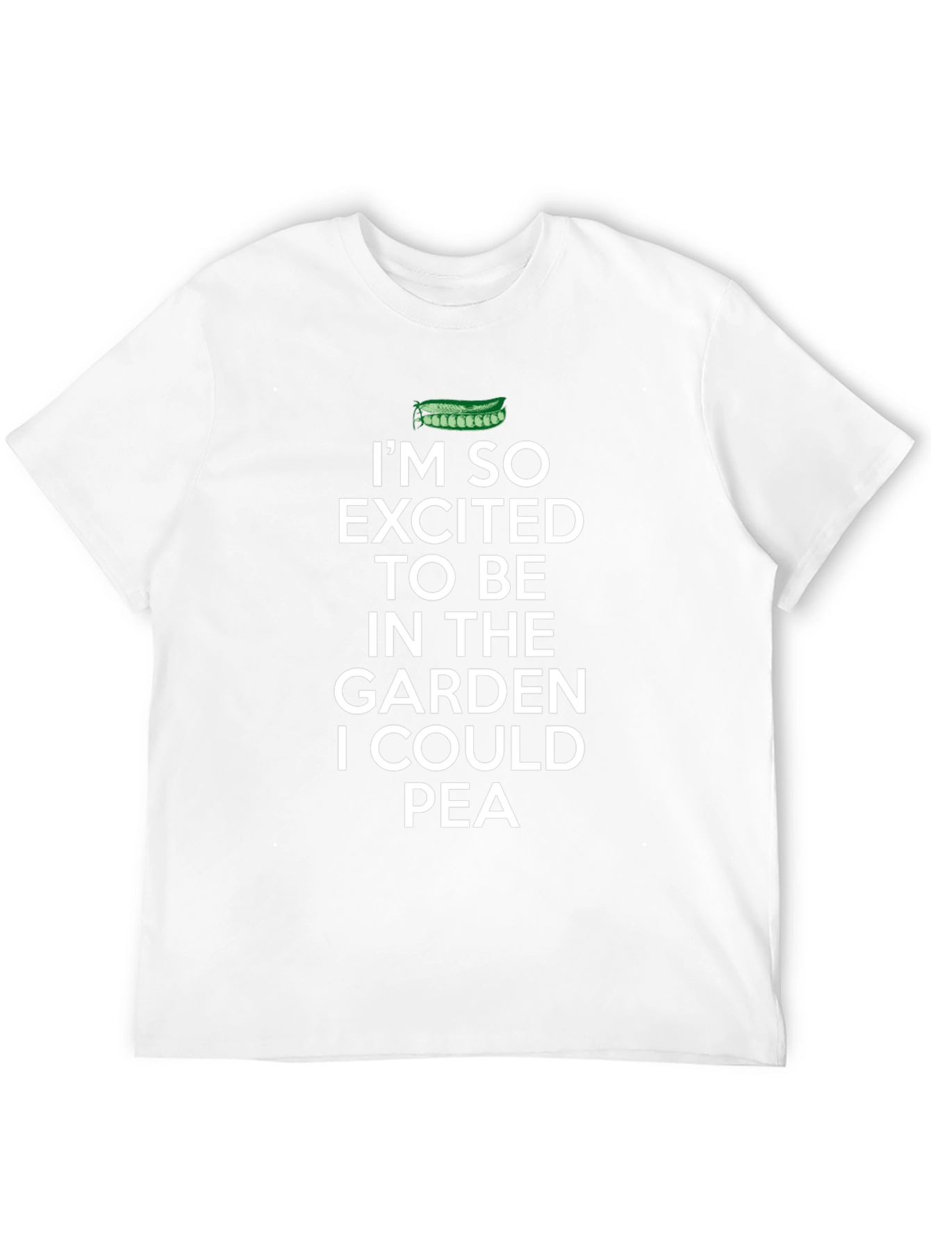 Black Funny Gardening T-Shirt - I Could Pea! view 12