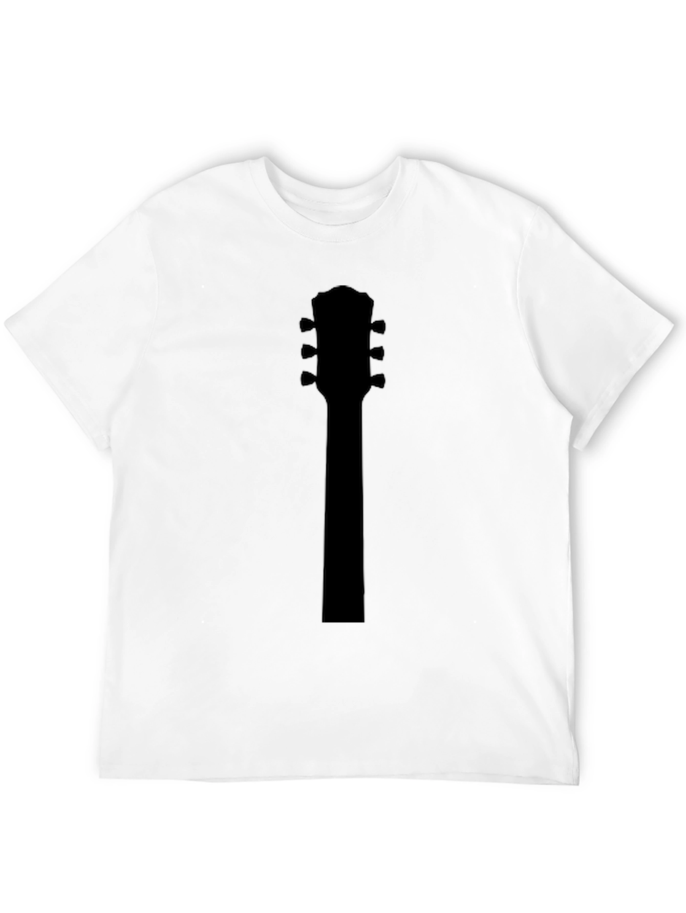 Black Guitar Neck T-Shirt - Music Lover Tee view 12