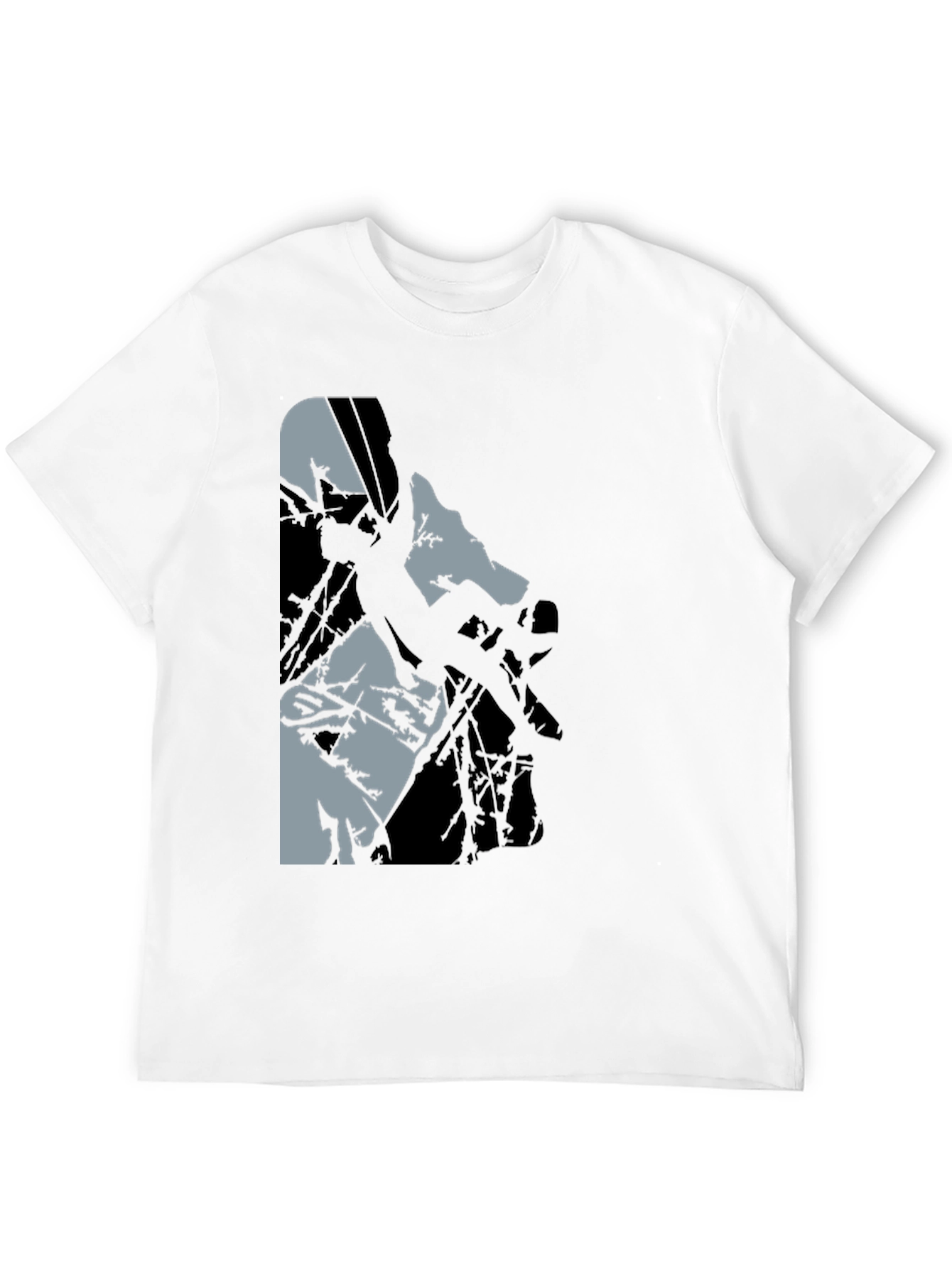 Black Black Graphic Tee: Climbing Silhouette view 12