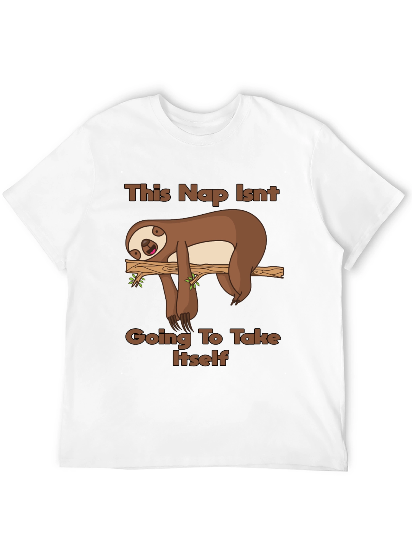 Black Sloth Nap T-Shirt - Funny Lazy Day Tee view 12
