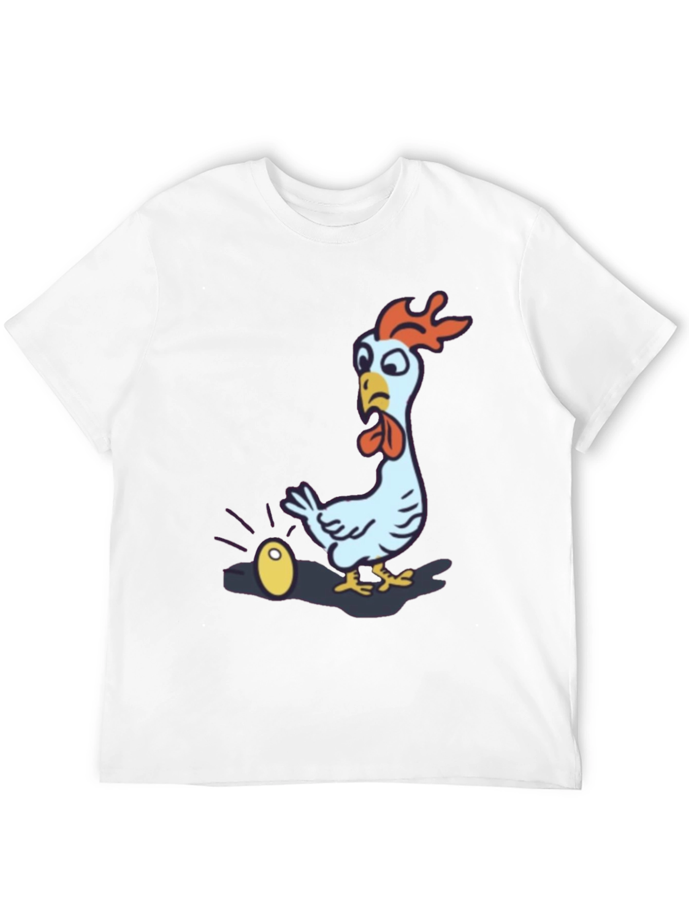 Black Funny Chicken Golden Egg Black T-Shirt view 12