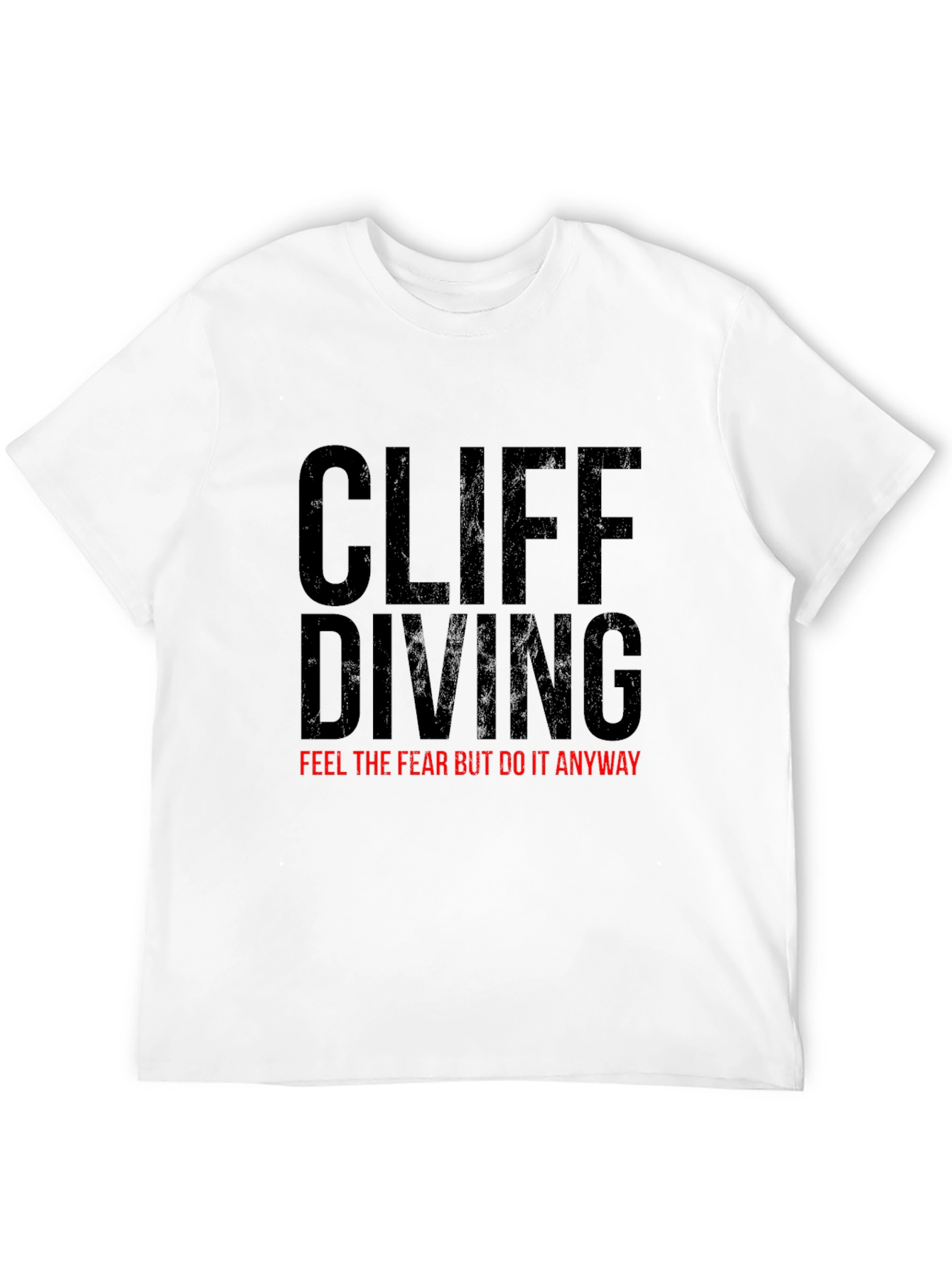 Black Cliff Diving Graphic T-Shirt - Black view 12