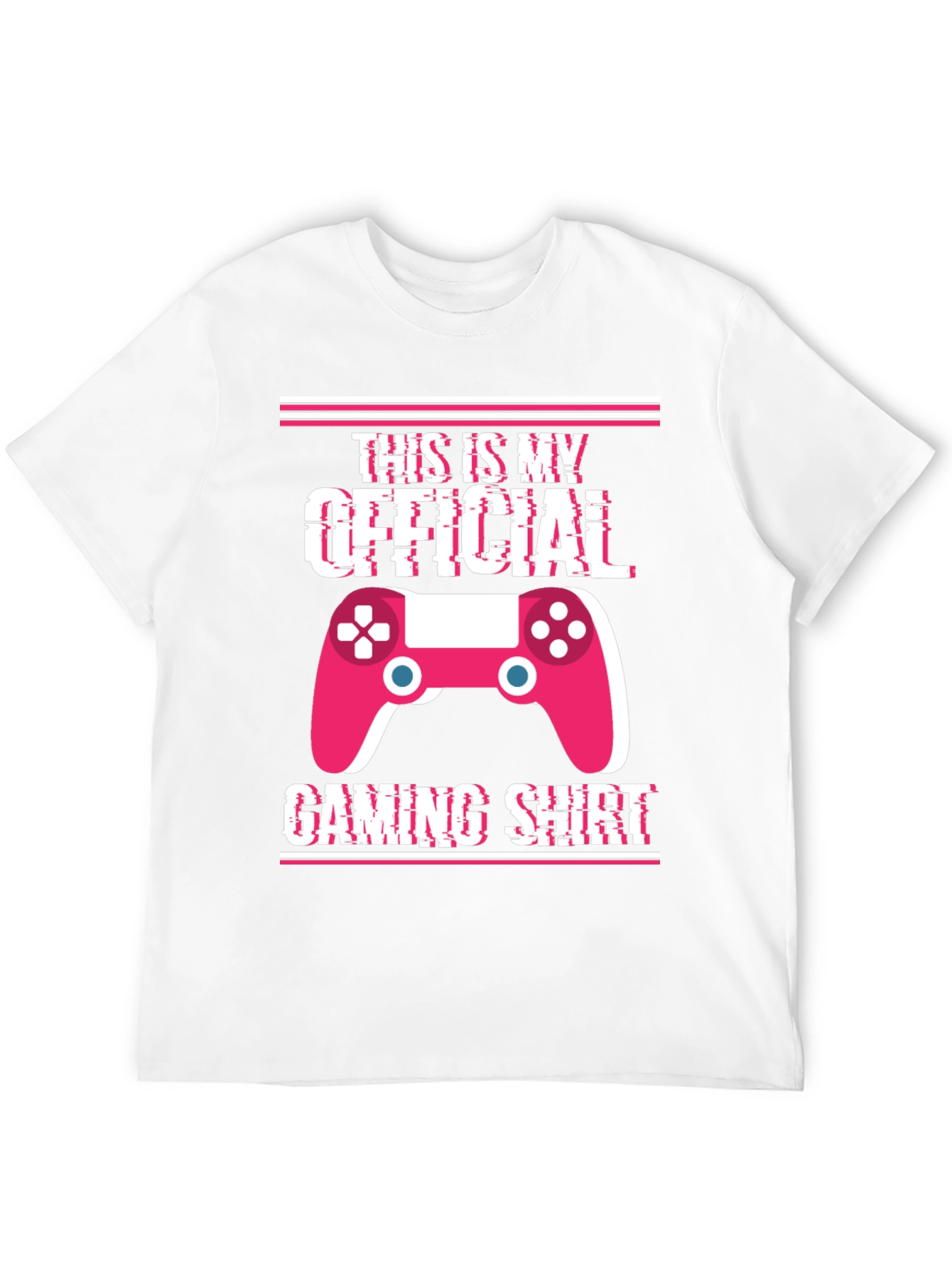 Black Official Gaming Shirt - Gamer T-Shirt view 12