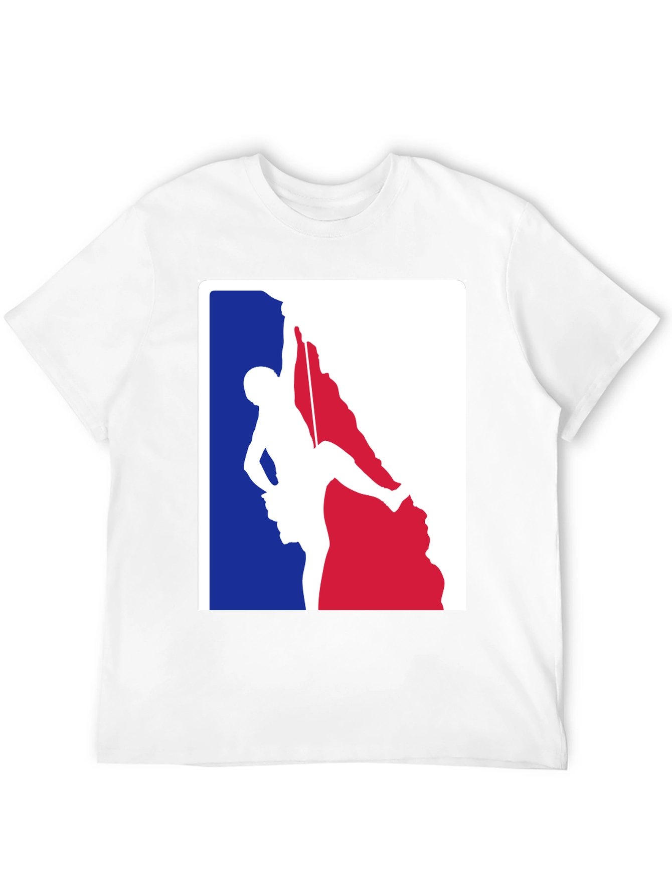 Black Climbing Graphic T-Shirt - Black Cotton Blend view 12