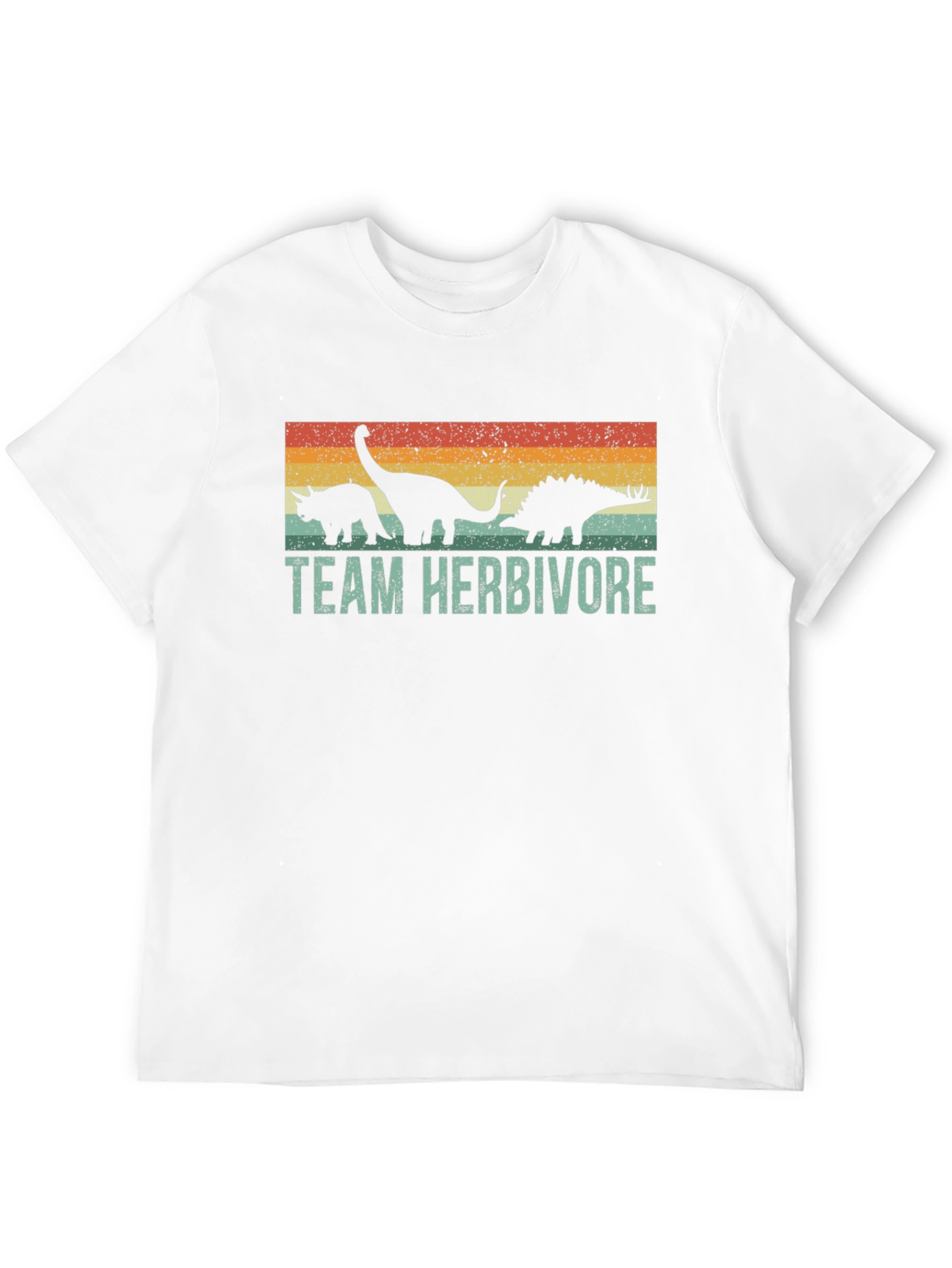 Black Team Herbivore Dinosaur Graphic T-Shirt view 12