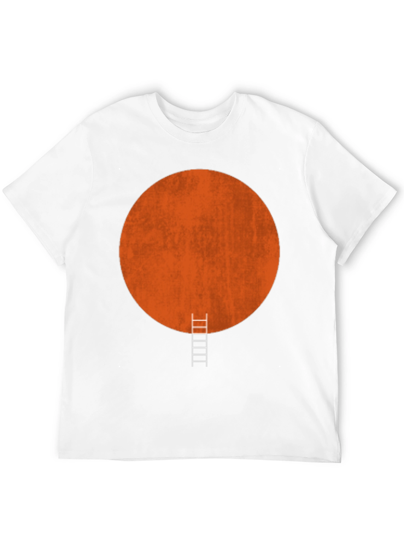 Black Graphic Tee: Ladder to Orange Circle view 12