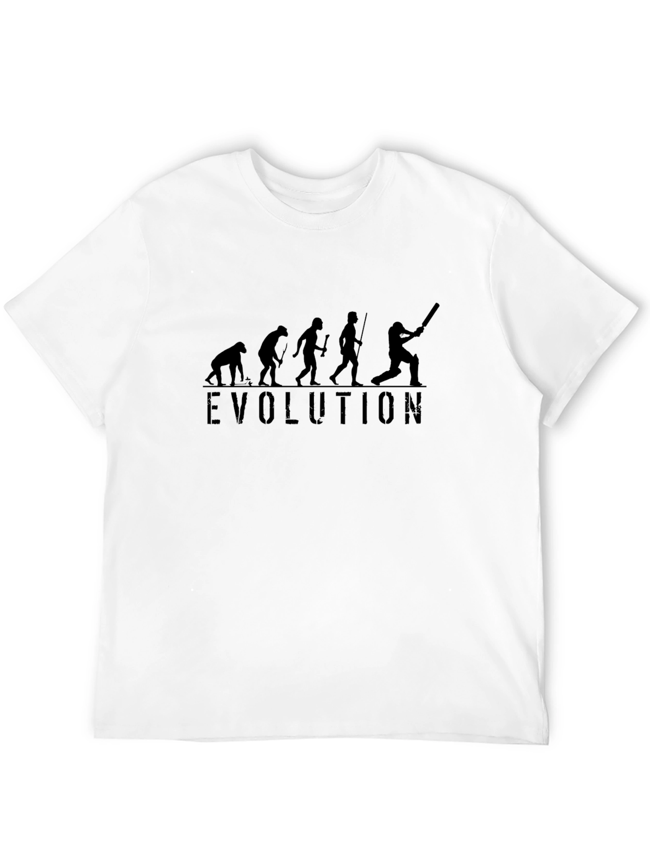 Evolution of Cricket Black Graphic T-Shirt - 12