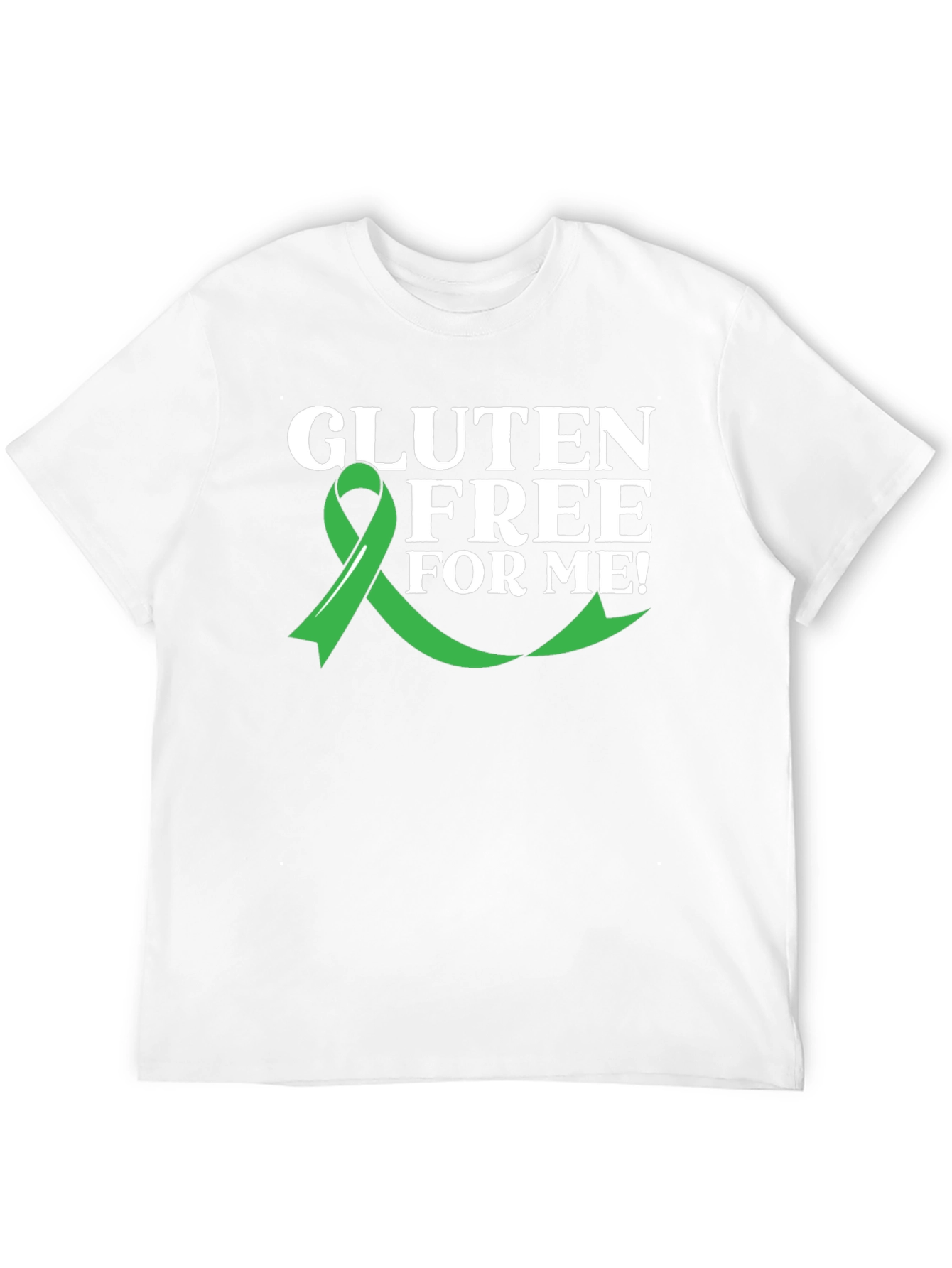 Black Gluten Free Awareness Ribbon T-Shirt view 12