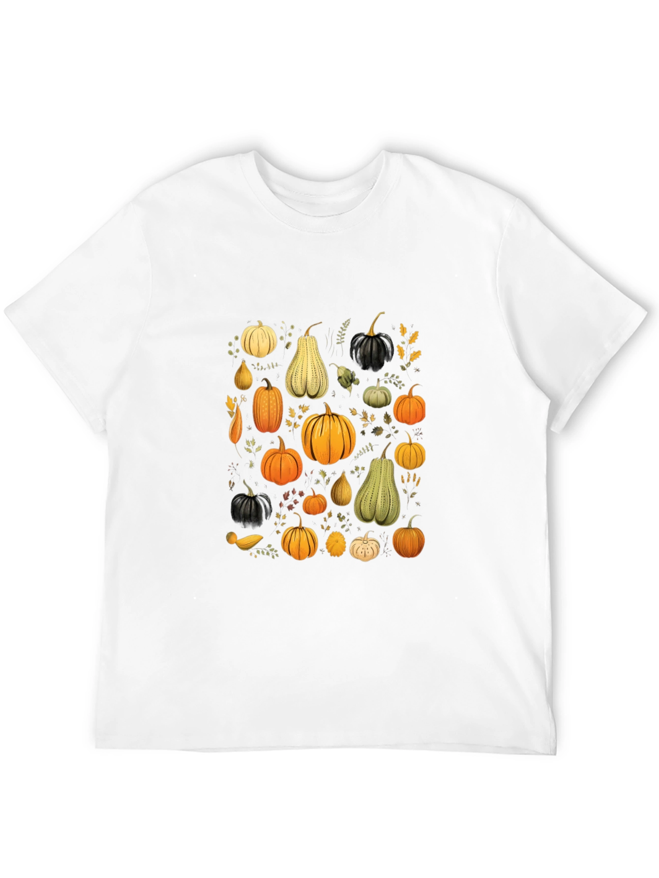 Black Pumpkin Patch Graphic Tee - Stylish Fall Apparel view 12