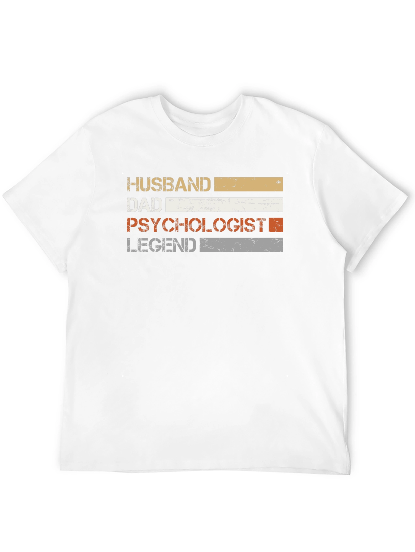 Black Husband Dad Psychologist Legend Graphic T-Shirt view 12
