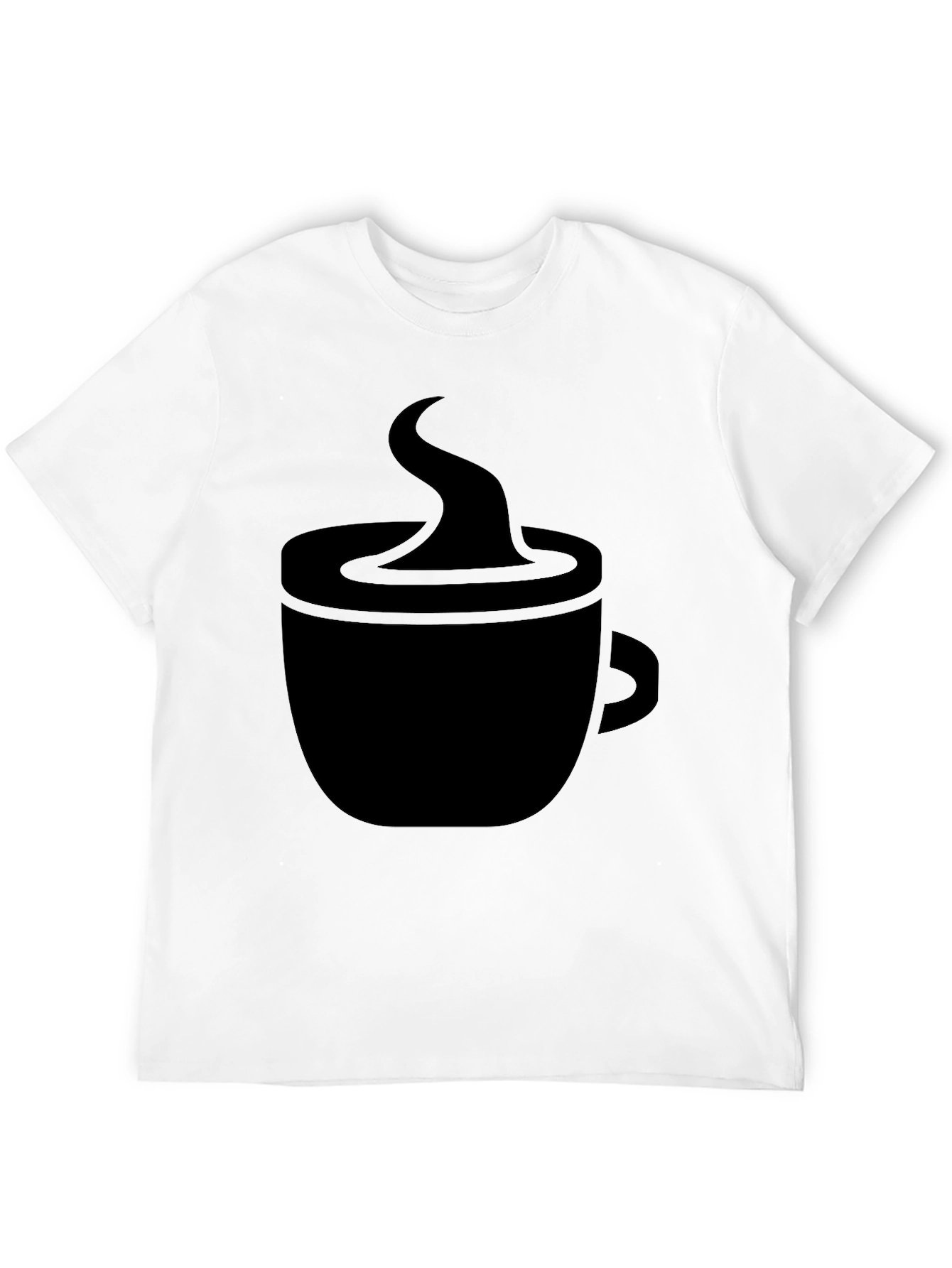 Black Coffee Cup Graphic Tee - Black view 12