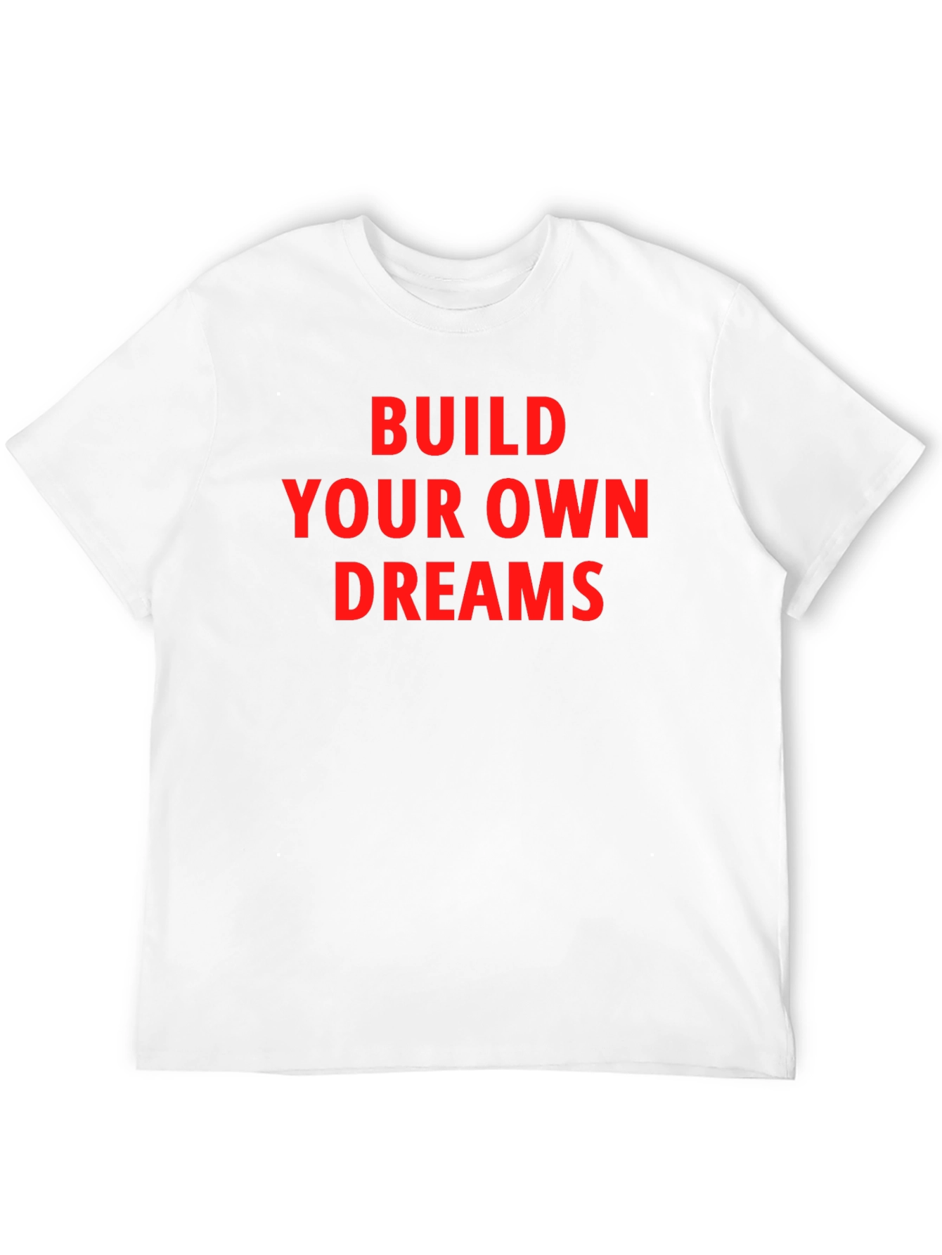 Black Motivational T-Shirt - Build Your Dreams view 12