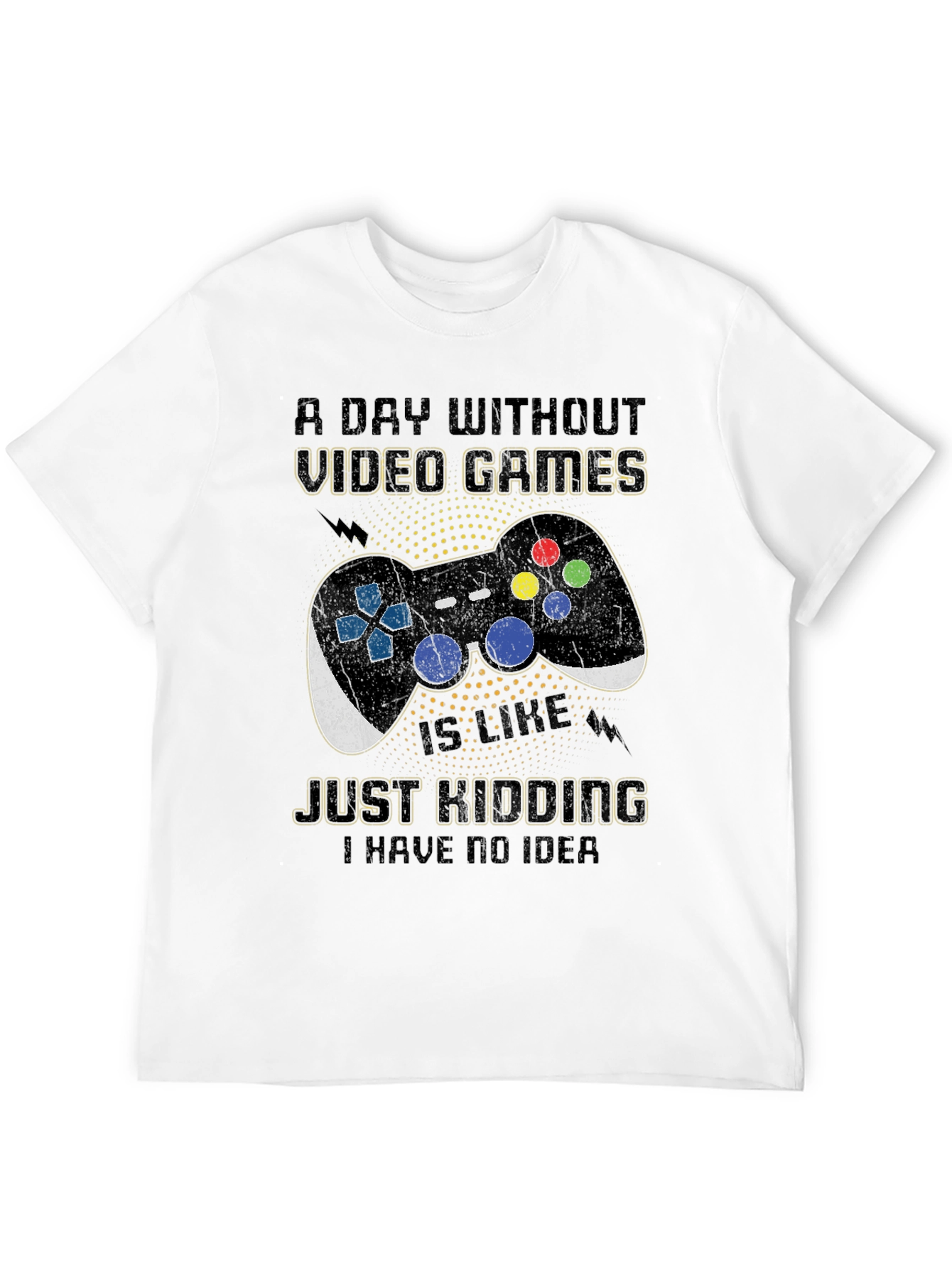 Black Funny Video Game T-Shirt - A Day Without Games view 12