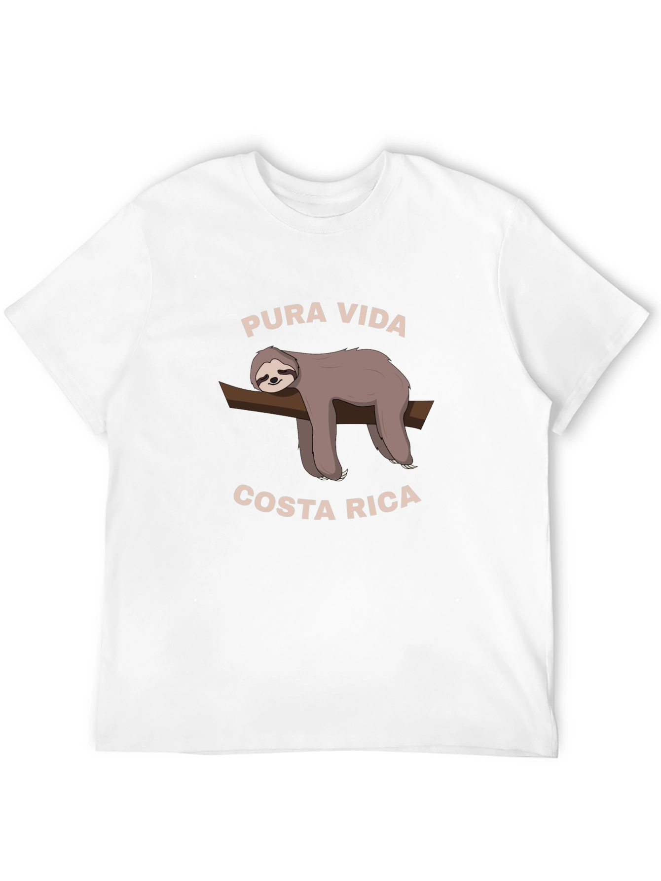 Black Pura Vida Costa Rica Sloth Graphic T-Shirt view 12