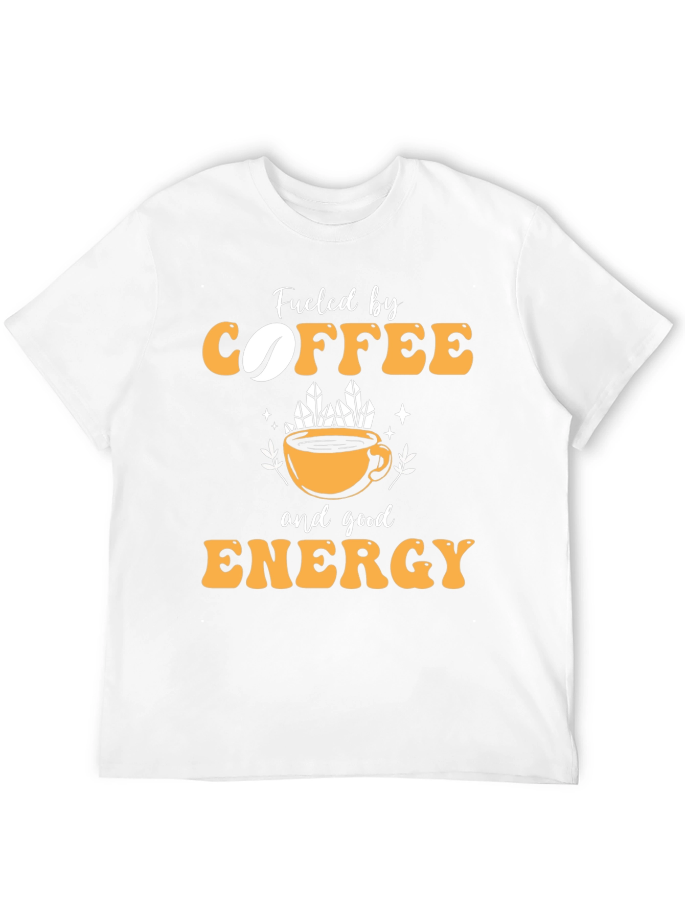 Black Fueled by Coffee and Good Energy T-Shirt view 12