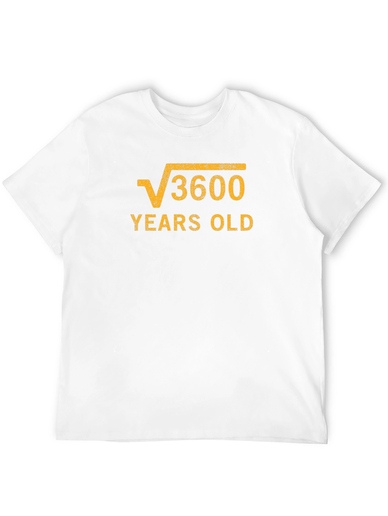Black Funny 60th Birthday T-Shirt - Square Root of 3600 view 12