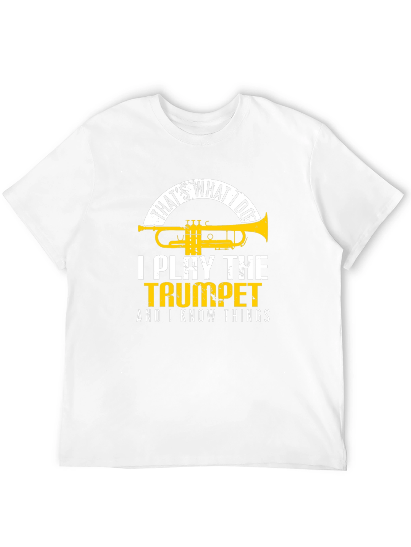 Black Trumpet Player T-Shirt: That's What I Do! view 12