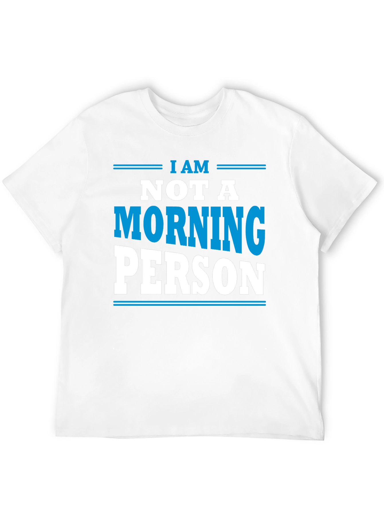 Black I am Not a Morning Person T-Shirt - Funny Slogan Tee view 12