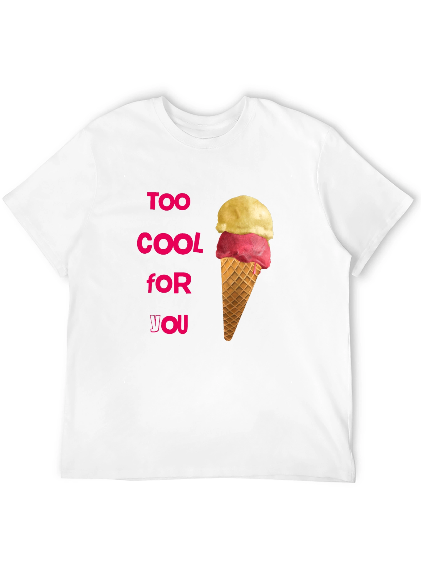 Black Too Cool Ice Cream T-Shirt view 12