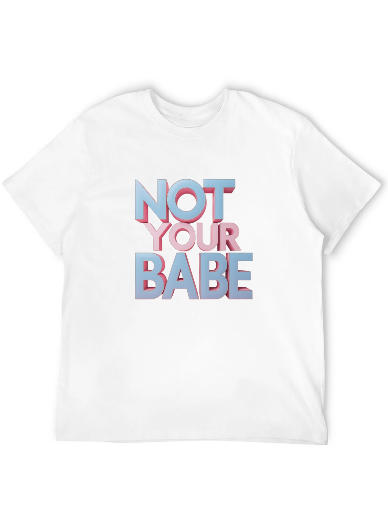 Black Not Your Babe Graphic T-Shirt view 12