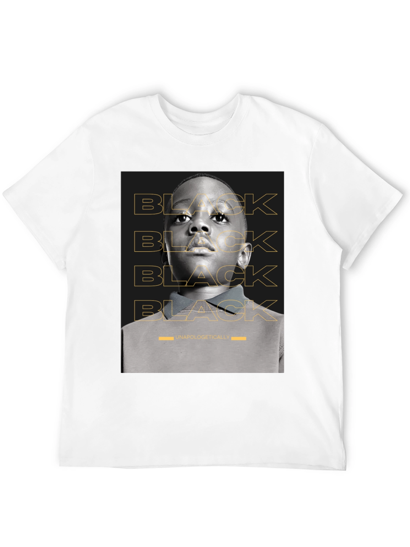 Black Black Unapologetically T-Shirt view 12