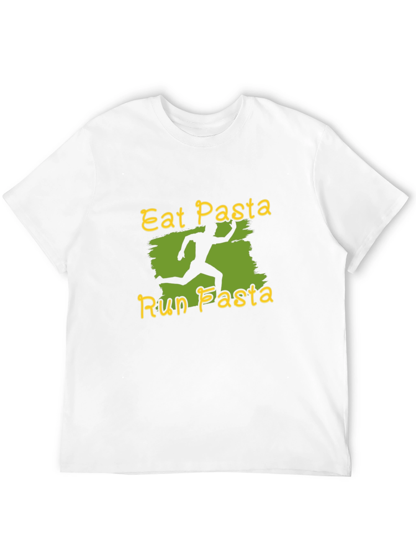 Black Eat Pasta Run Pasta Black T-Shirt view 12