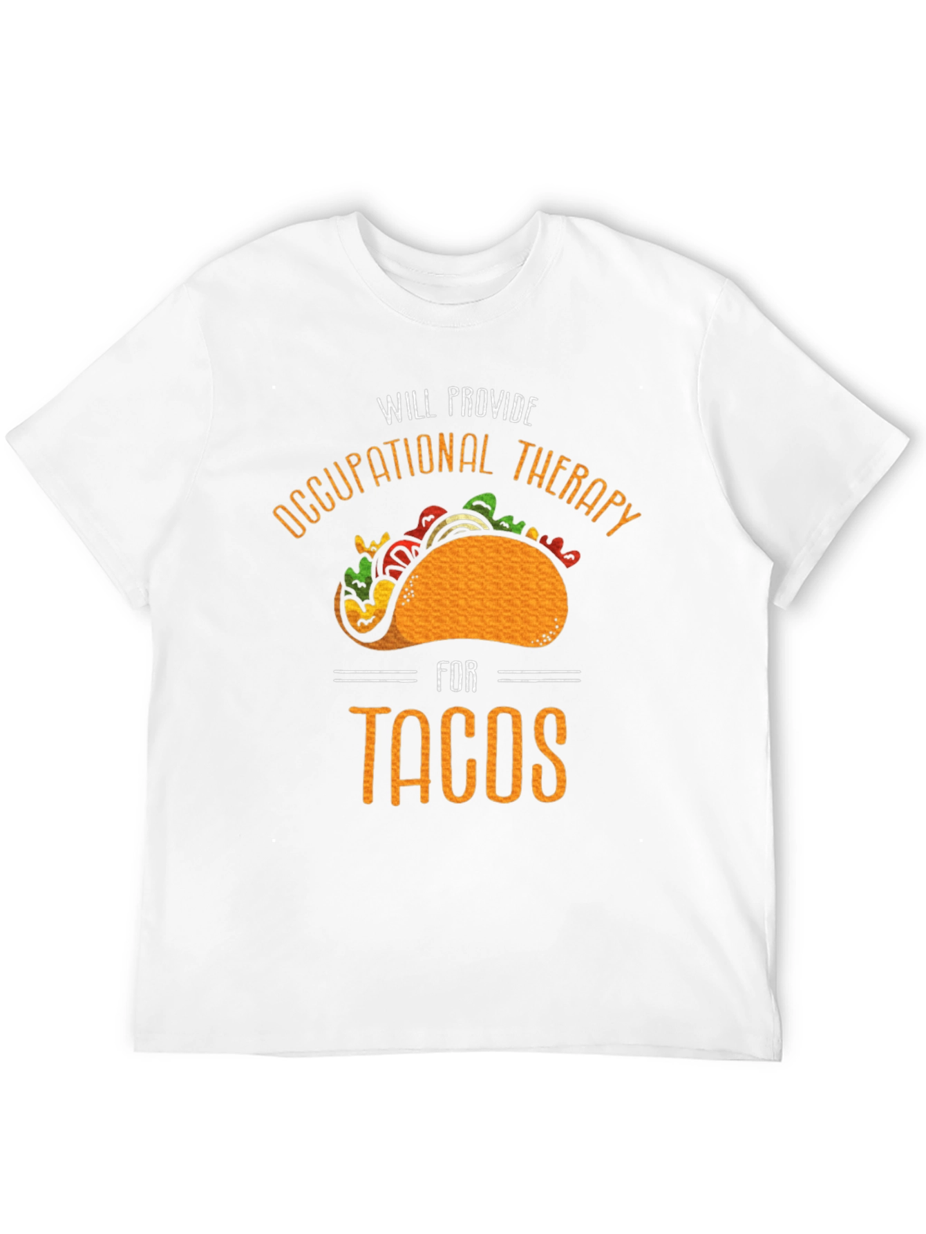 Black Occupational Therapy Tacos Graphic Tee view 12