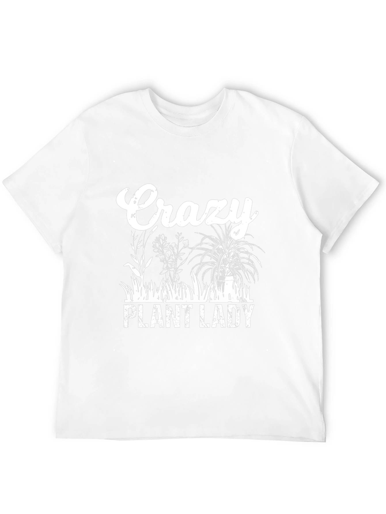 Black Crazy Plant Lady T-Shirt - Botanical Lover Tee view 12