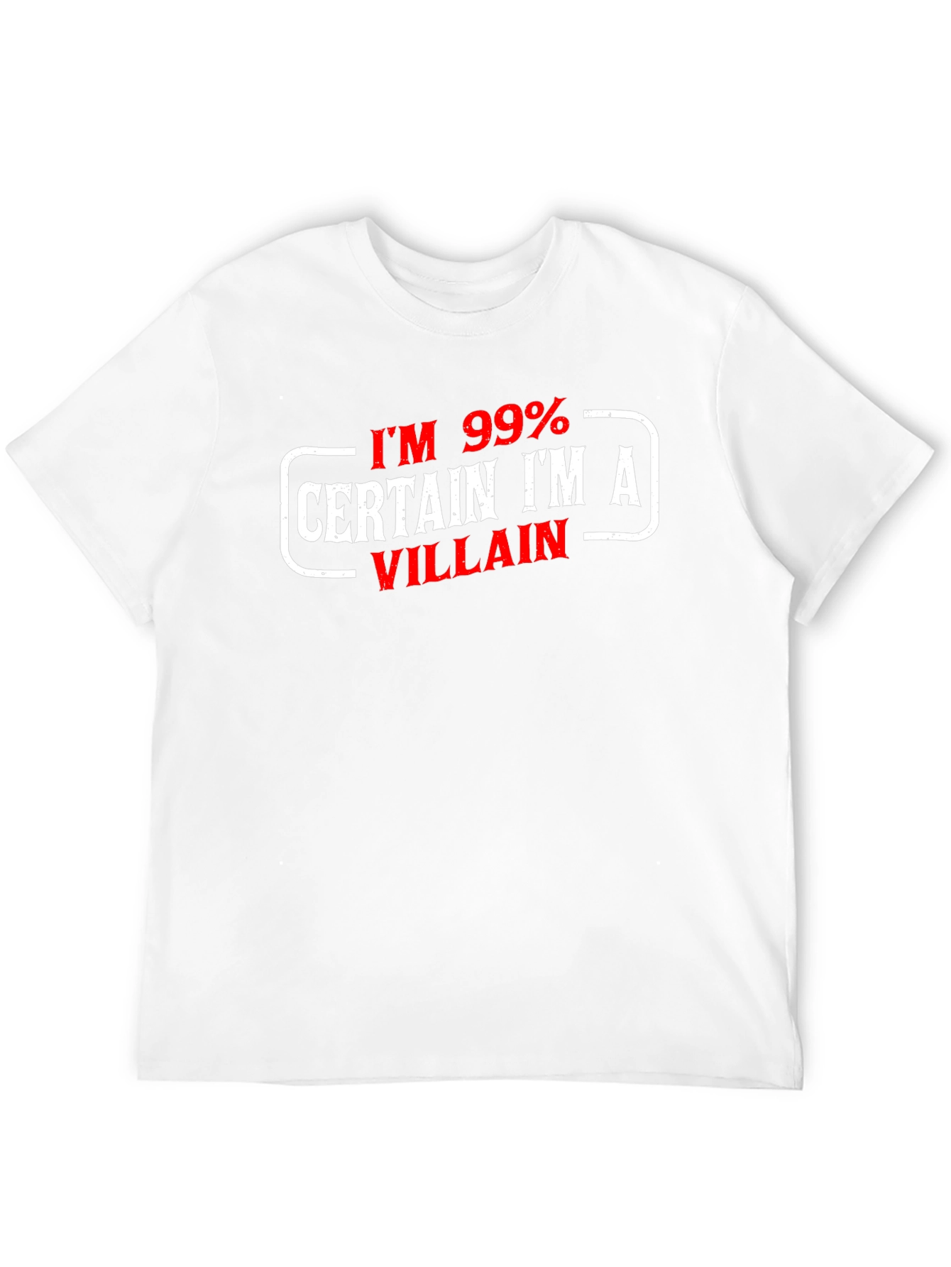 Black Villain T-Shirt - Funny Graphic Tee view 12