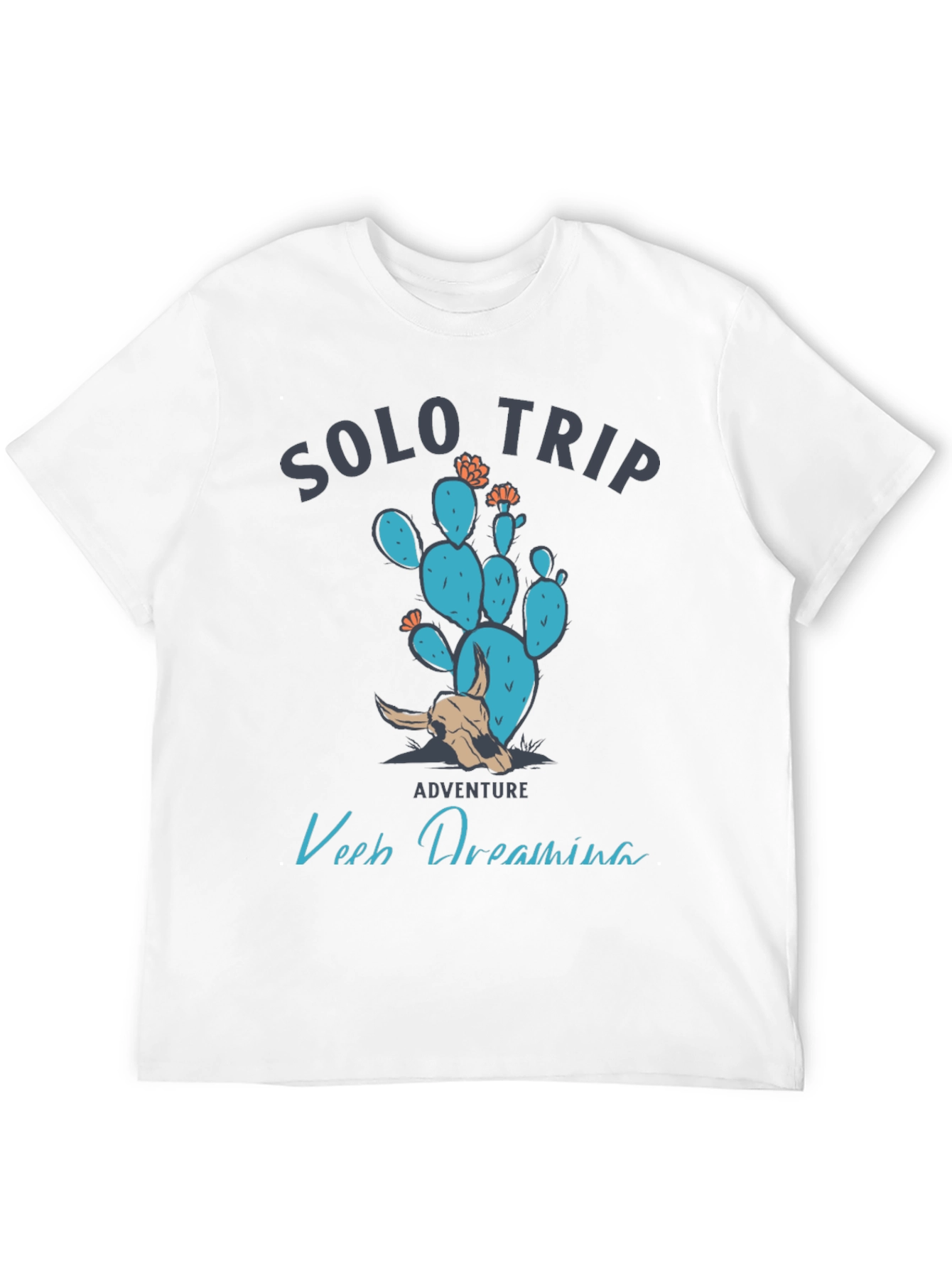 Black Solo Trip Cactus Graphic Tee view 12