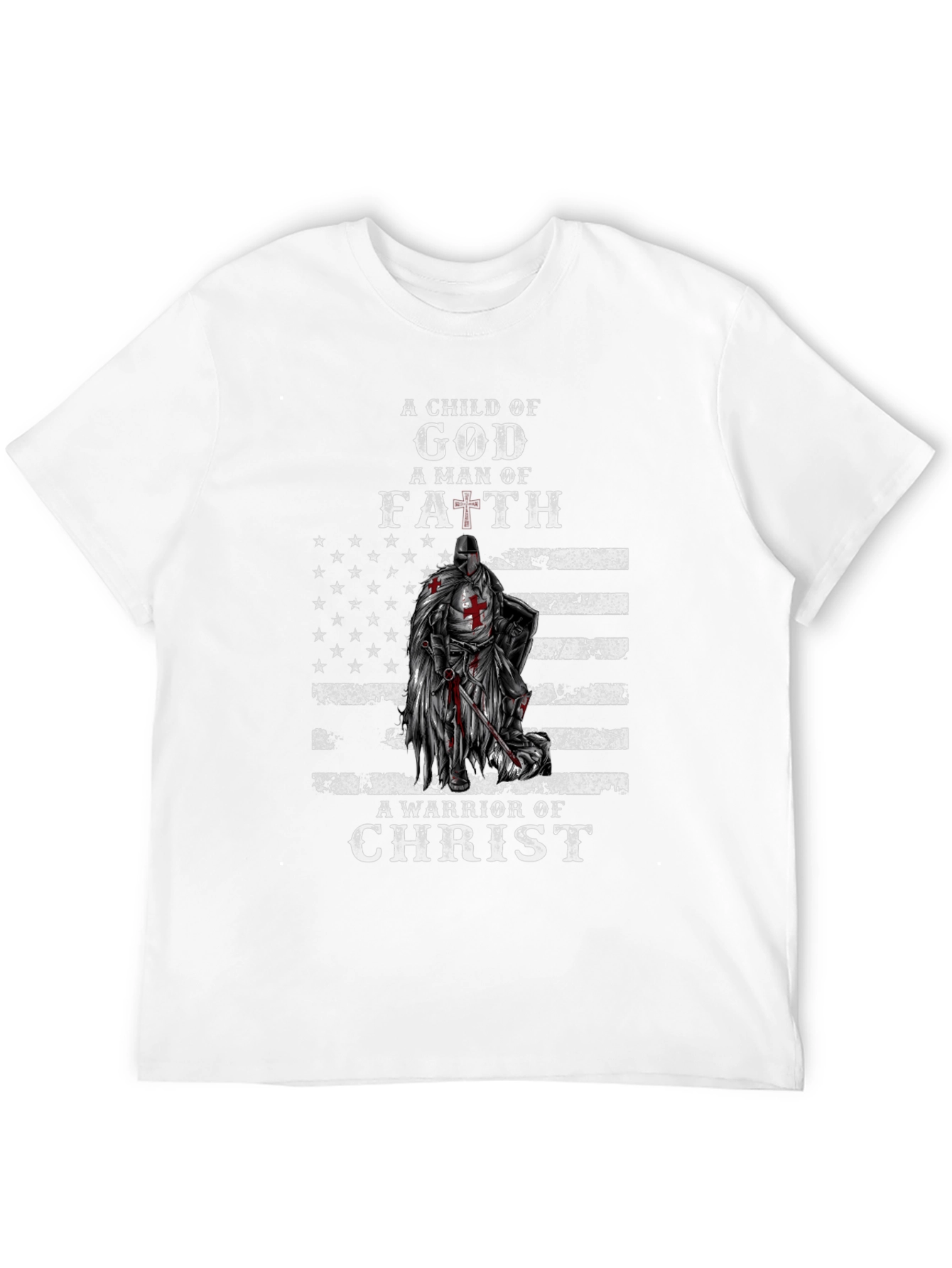Black Faith Warrior Graphic Tee view 12