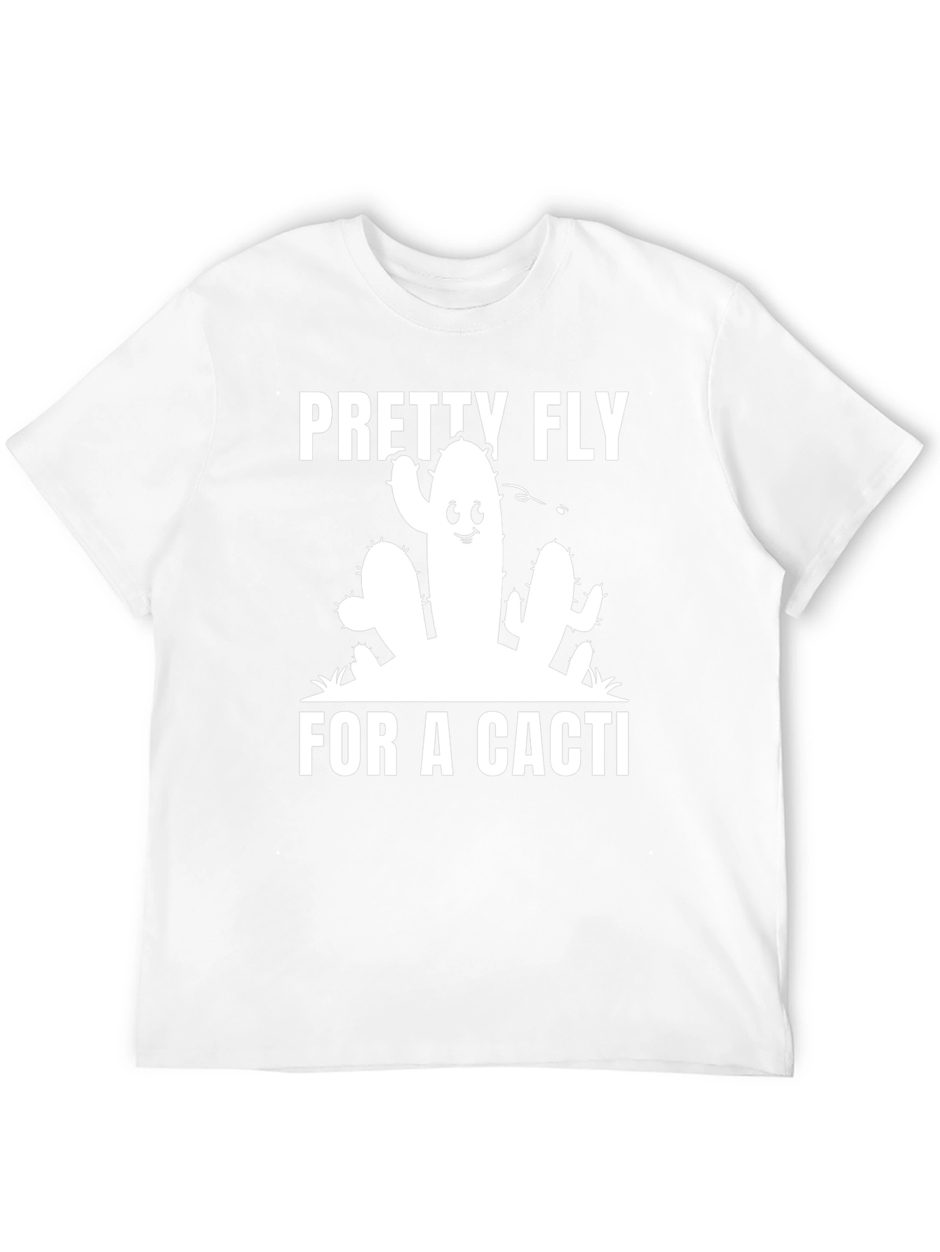 Black Funny Cacti Graphic T-Shirt - Pretty Fly Design view 12