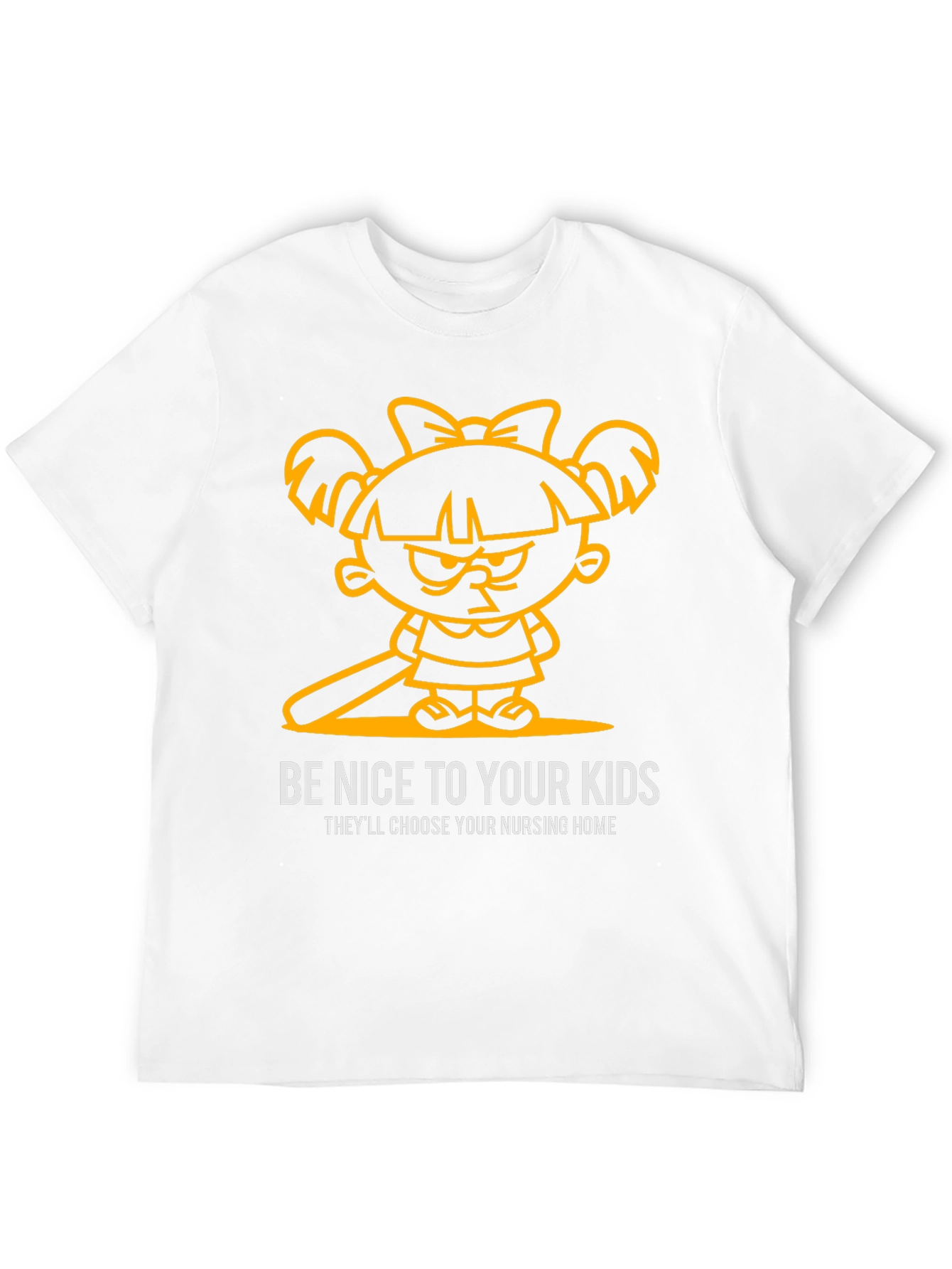 Black Be Nice To Your Kids Graphic Tee view 12