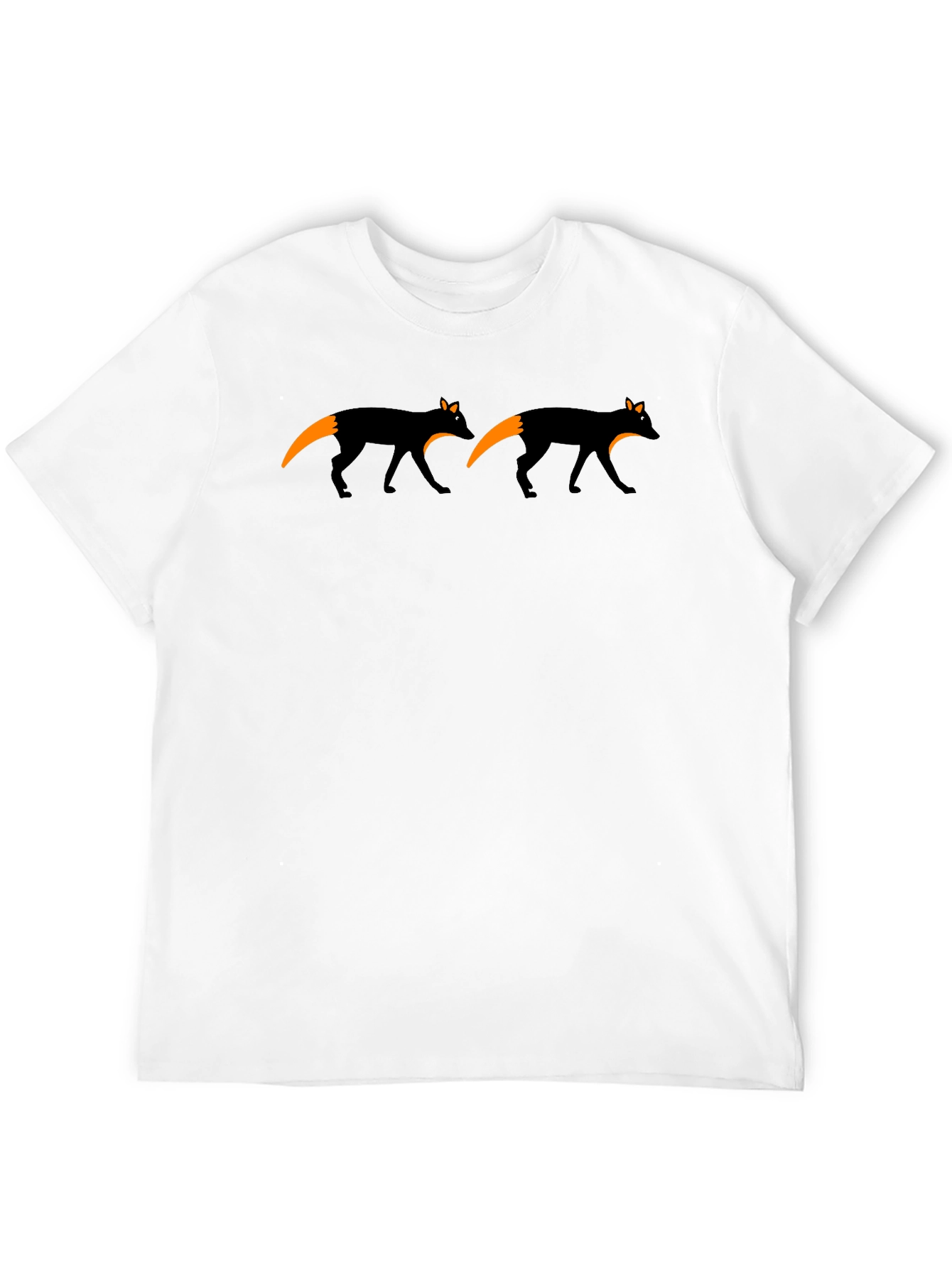 Black Fox Graphic Black T-Shirt view 12