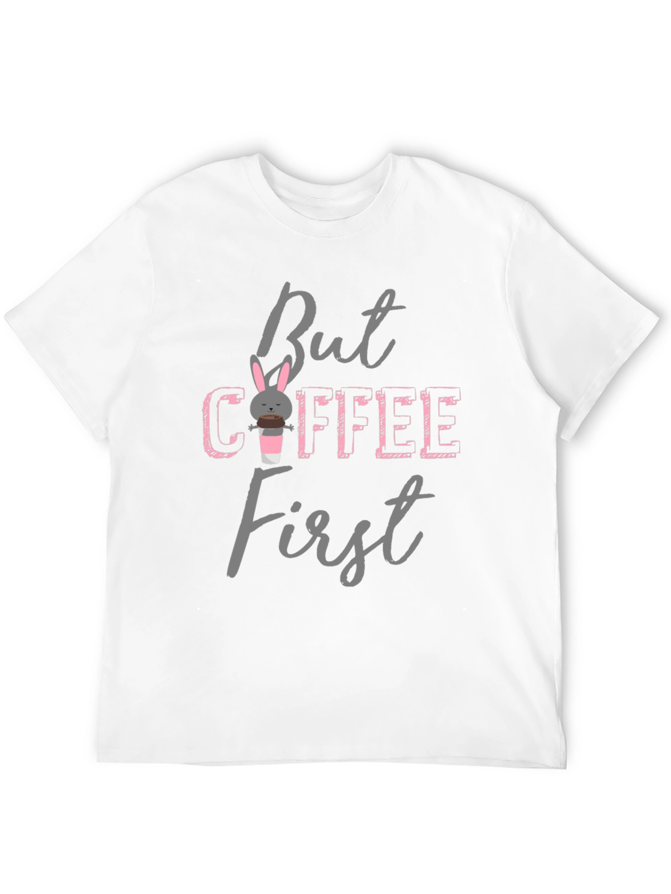 Black But Coffee First Bunny T-Shirt view 12