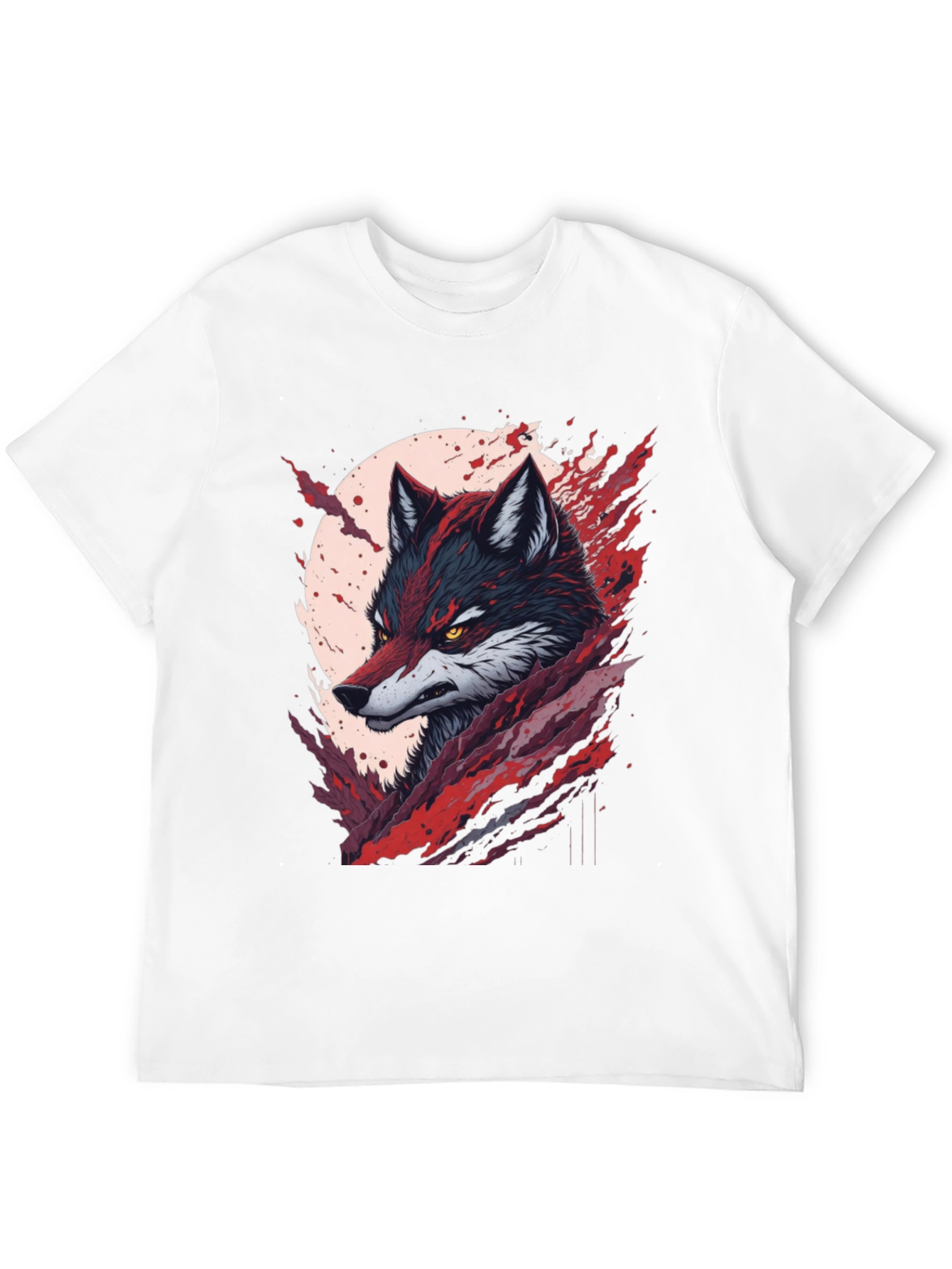 Black Wolf Graphic Tee - Bold Animal Design view 12
