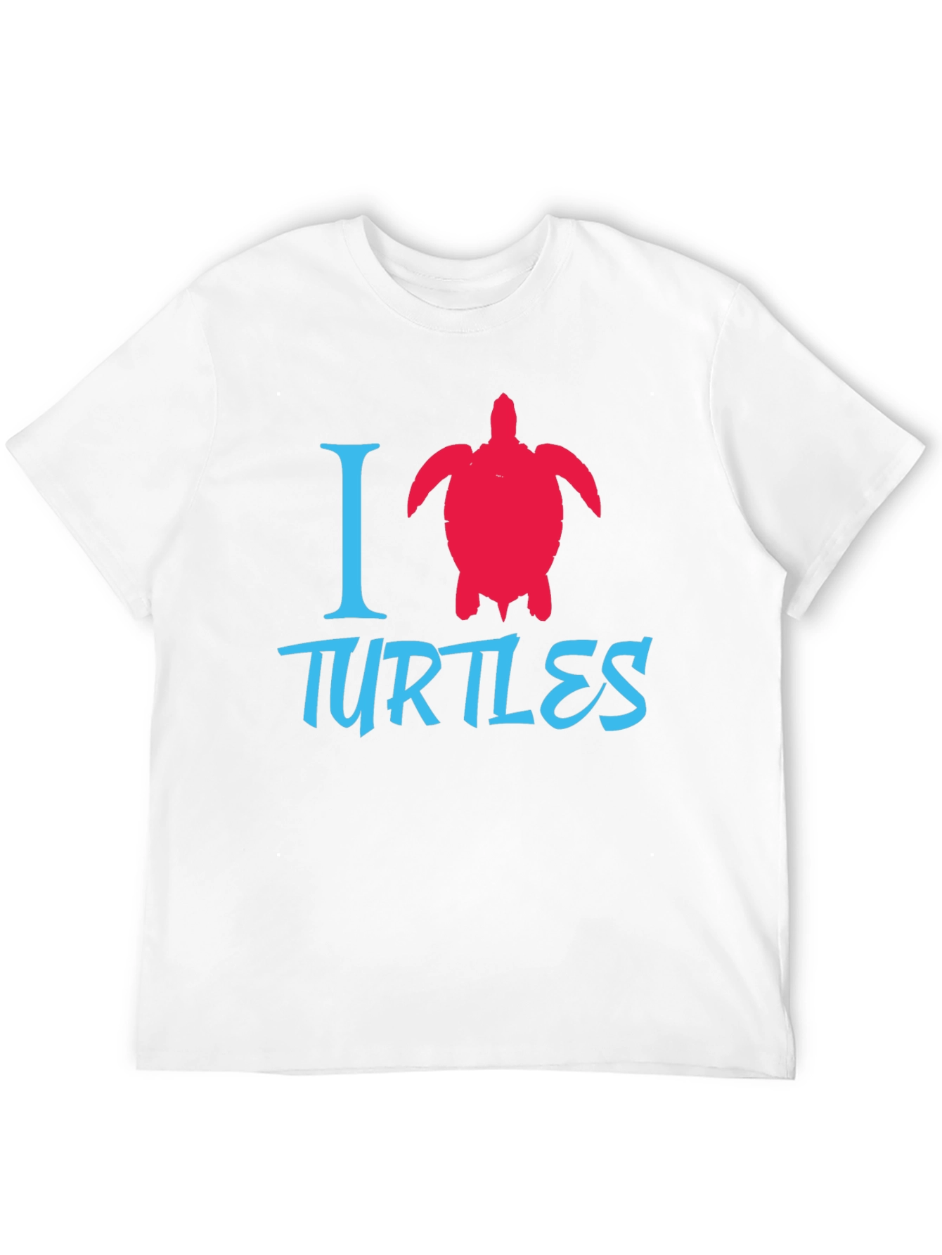 Black I Love Turtles Graphic Tee - Black view 12