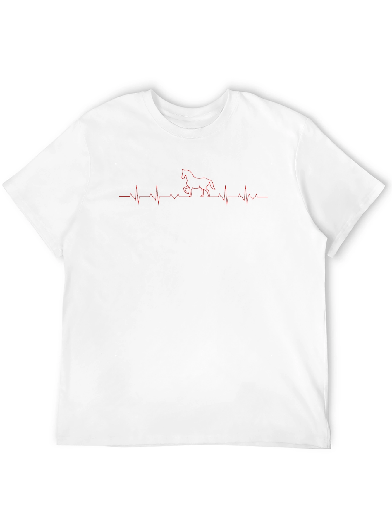 Black Horse Heartbeat T-Shirt - Equestrian Love view 12
