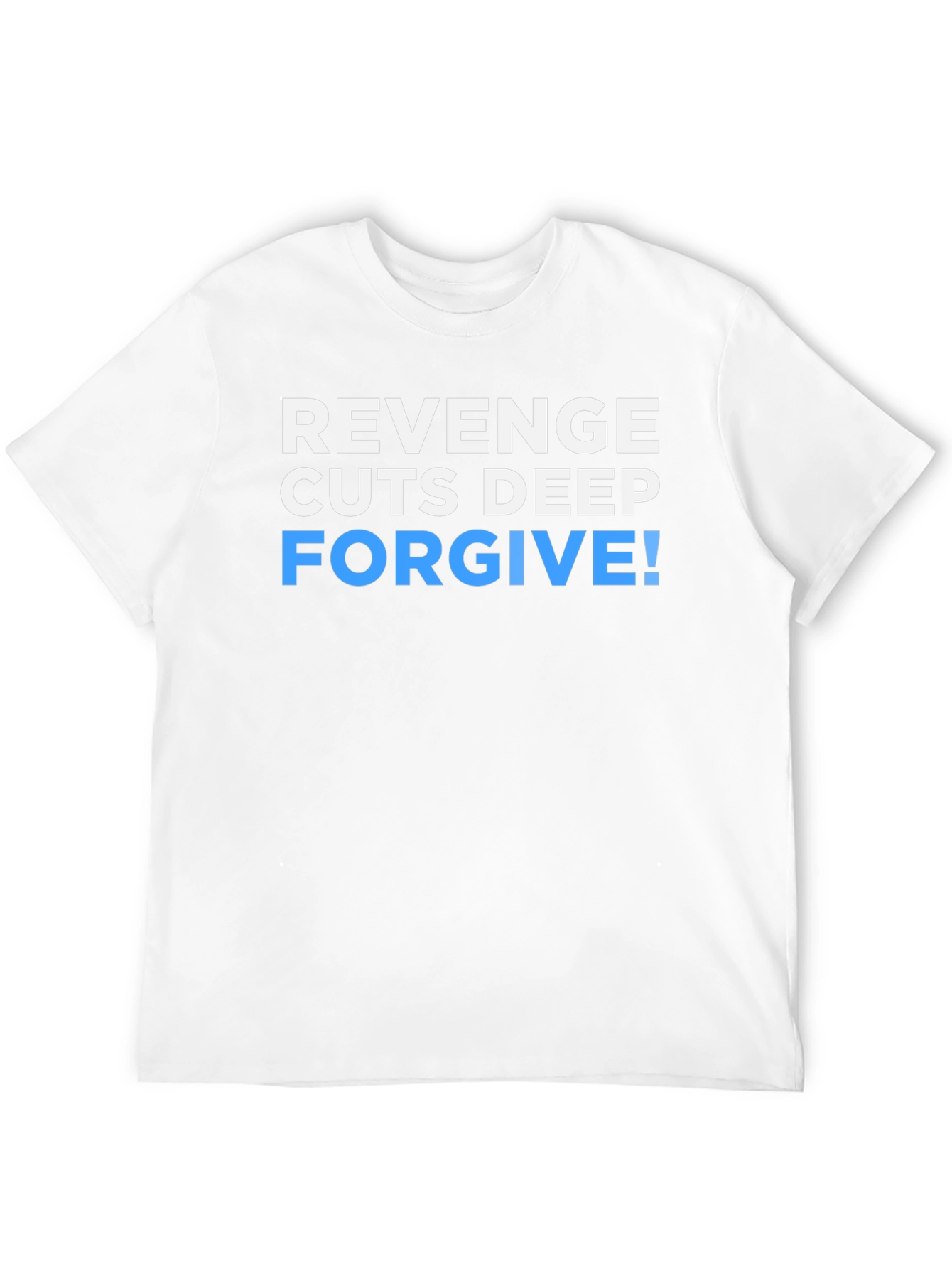 Black Revenge Cuts Deep Forgive Graphic T-Shirt view 12
