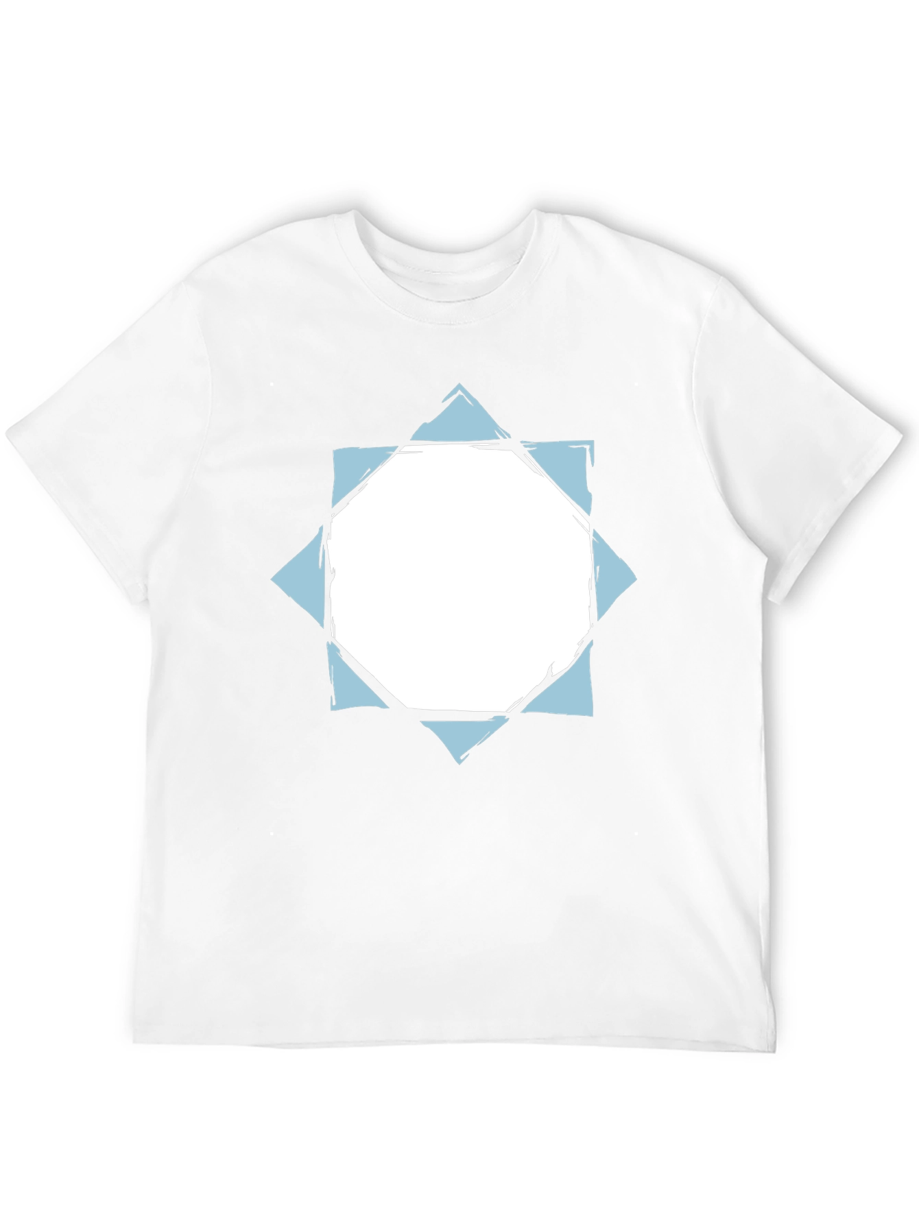 Black Abstract Graphic Print Black T-Shirt view 12