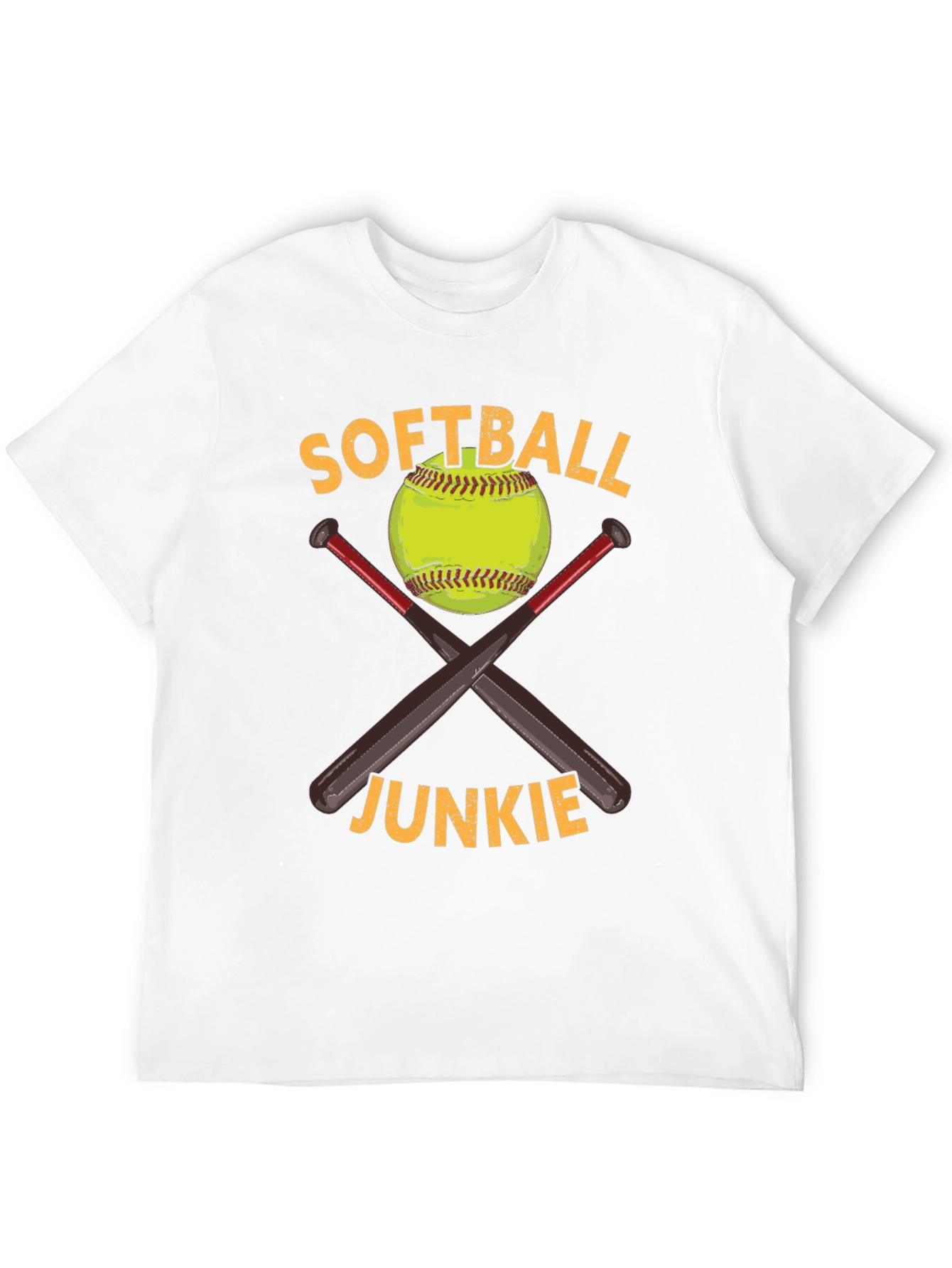 Black Softball Junkie Graphic Tee view 12