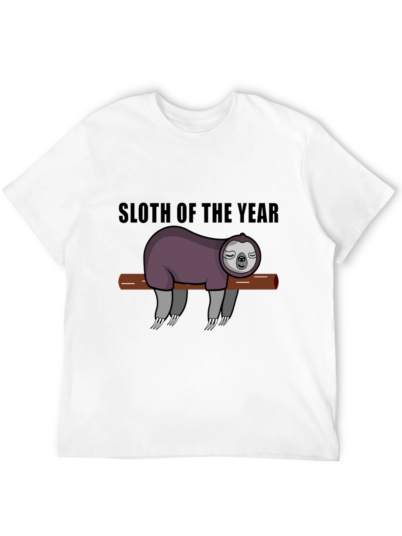 Black Sloth of the Year T-Shirt view 12