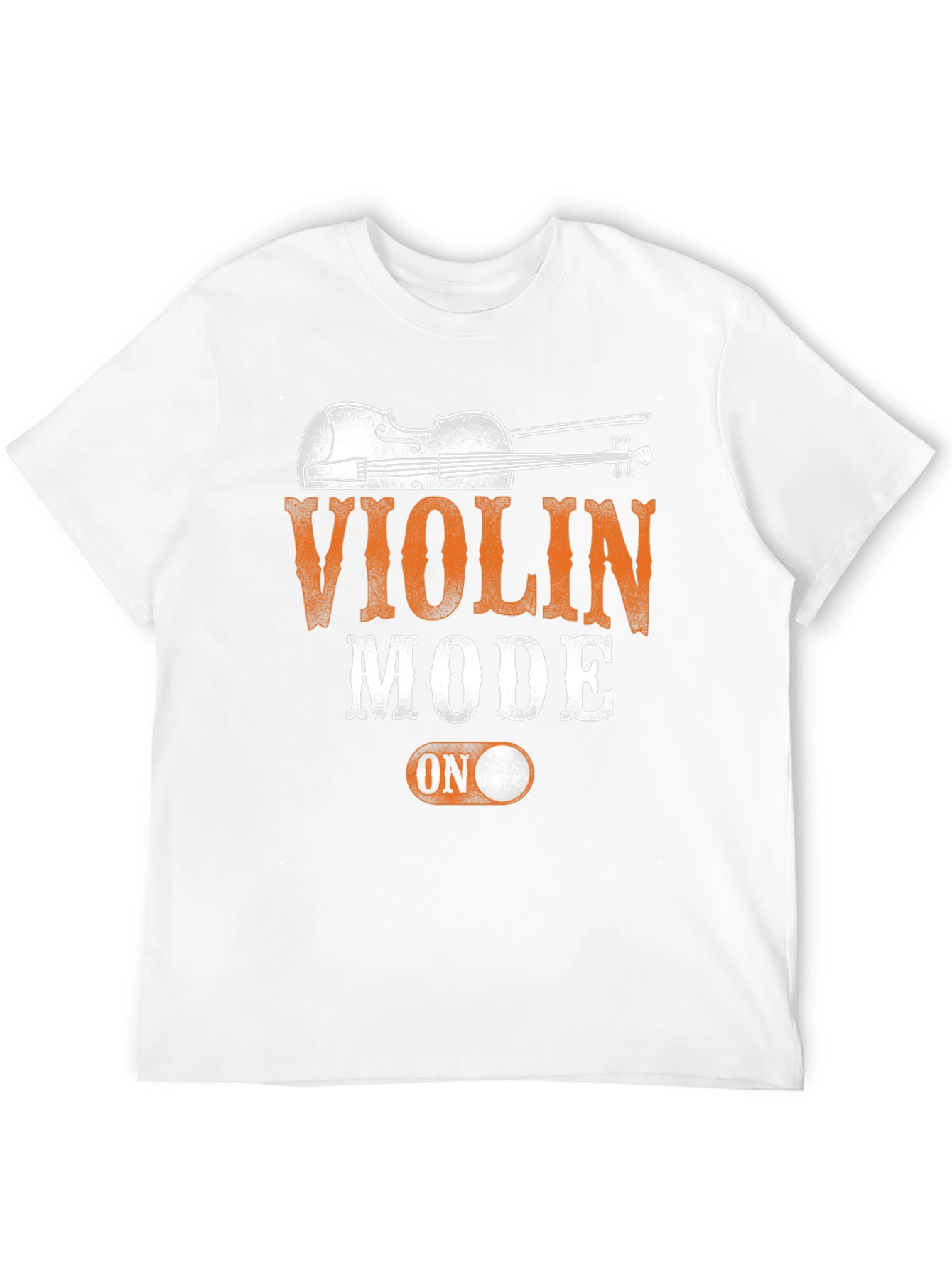 Black Violin Mode On T-Shirt | Musician Apparel view 12