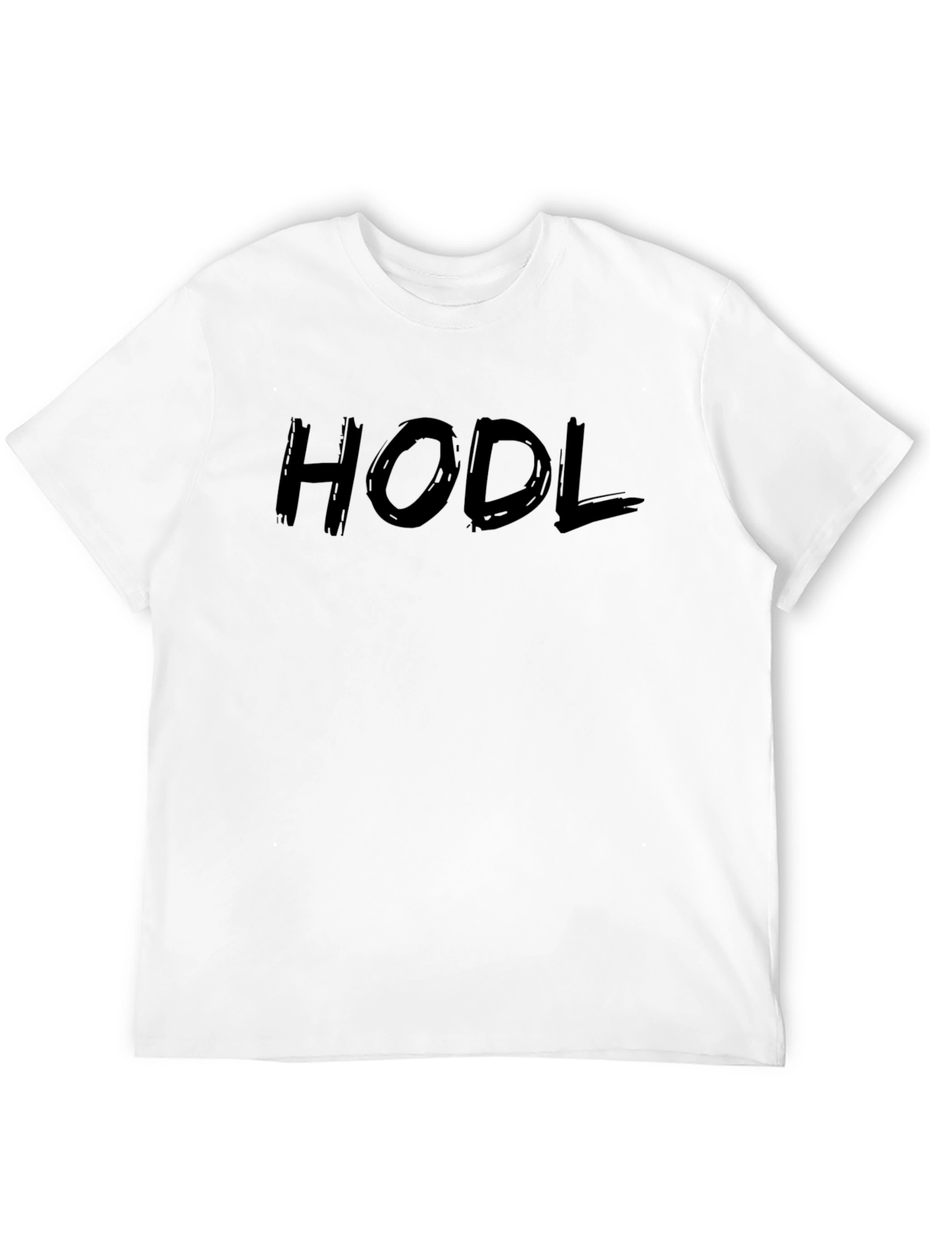 Black HODL Crypto T-Shirt - Black Cotton Tee view 12