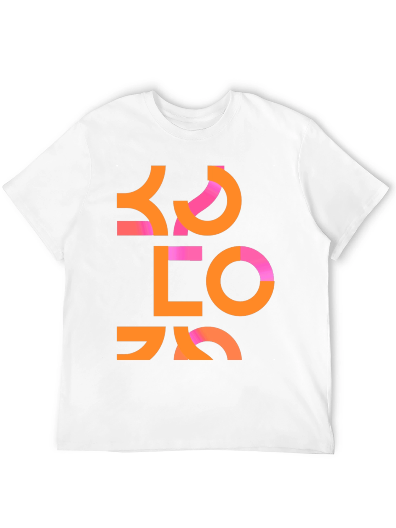 Black Geometric Print Black T-Shirt view 12