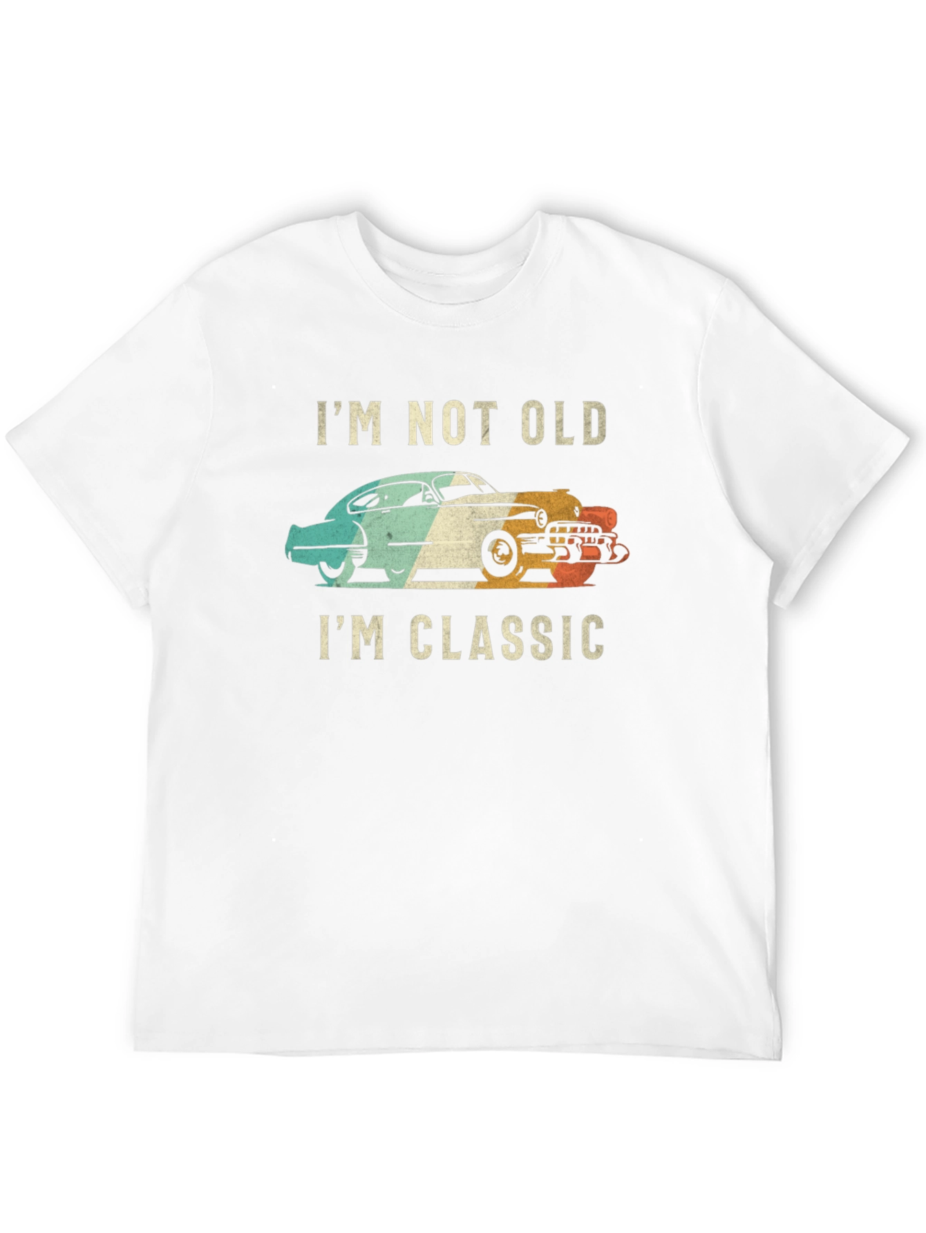 Black Classic Car Graphic Tee - I'm Not Old, I'm Classic view 12