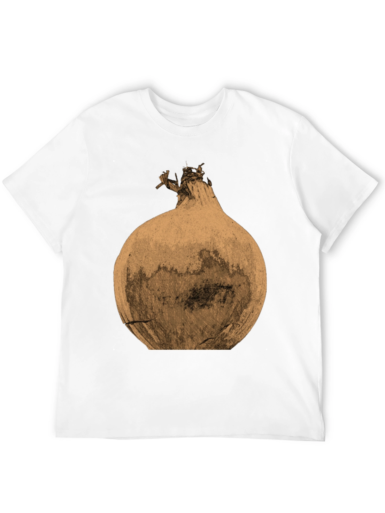Black Men's Onion Graphic Print T-Shirt - Black view 12