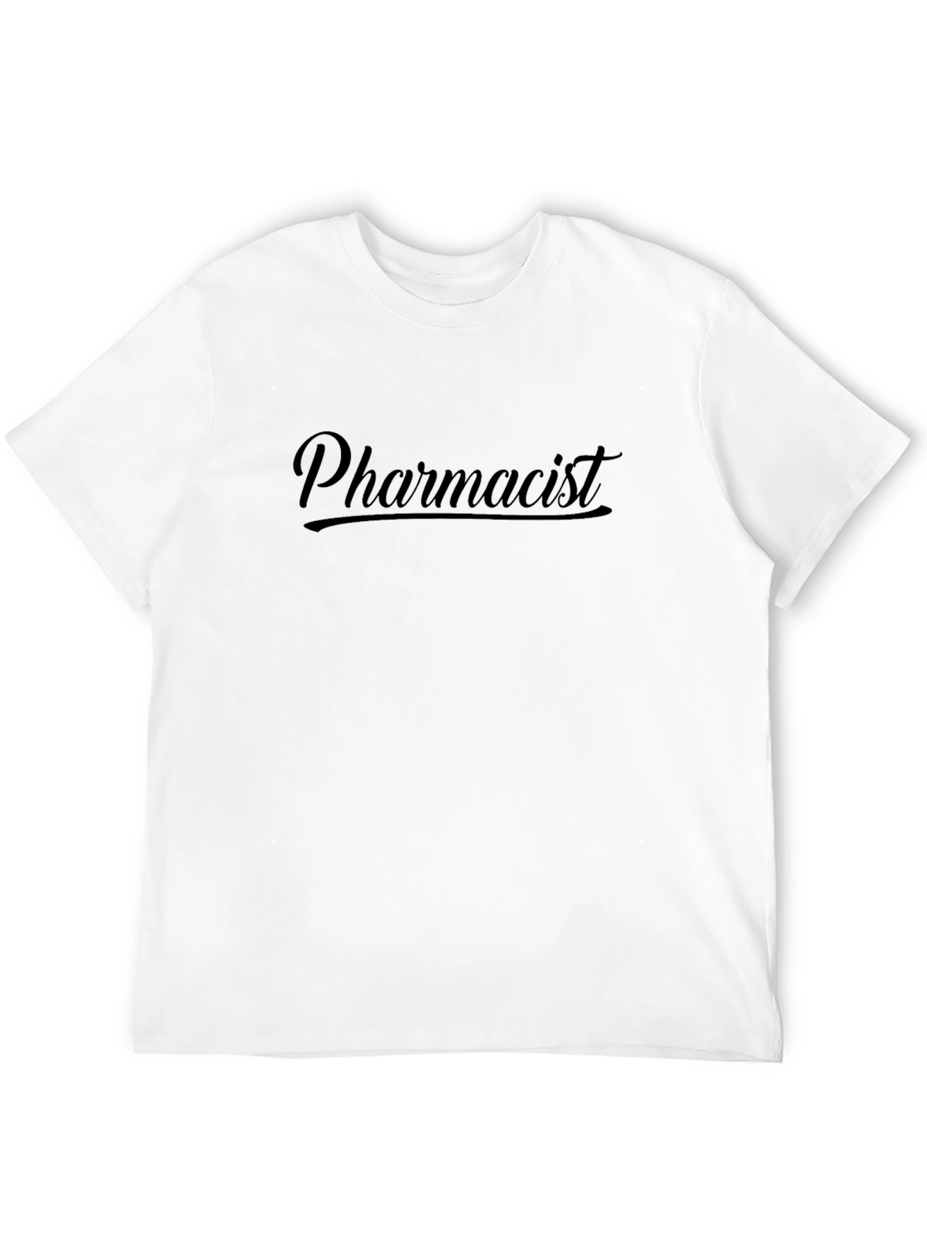 Black Pharmacist T-Shirt - Stylish Crew Neck Tee view 12