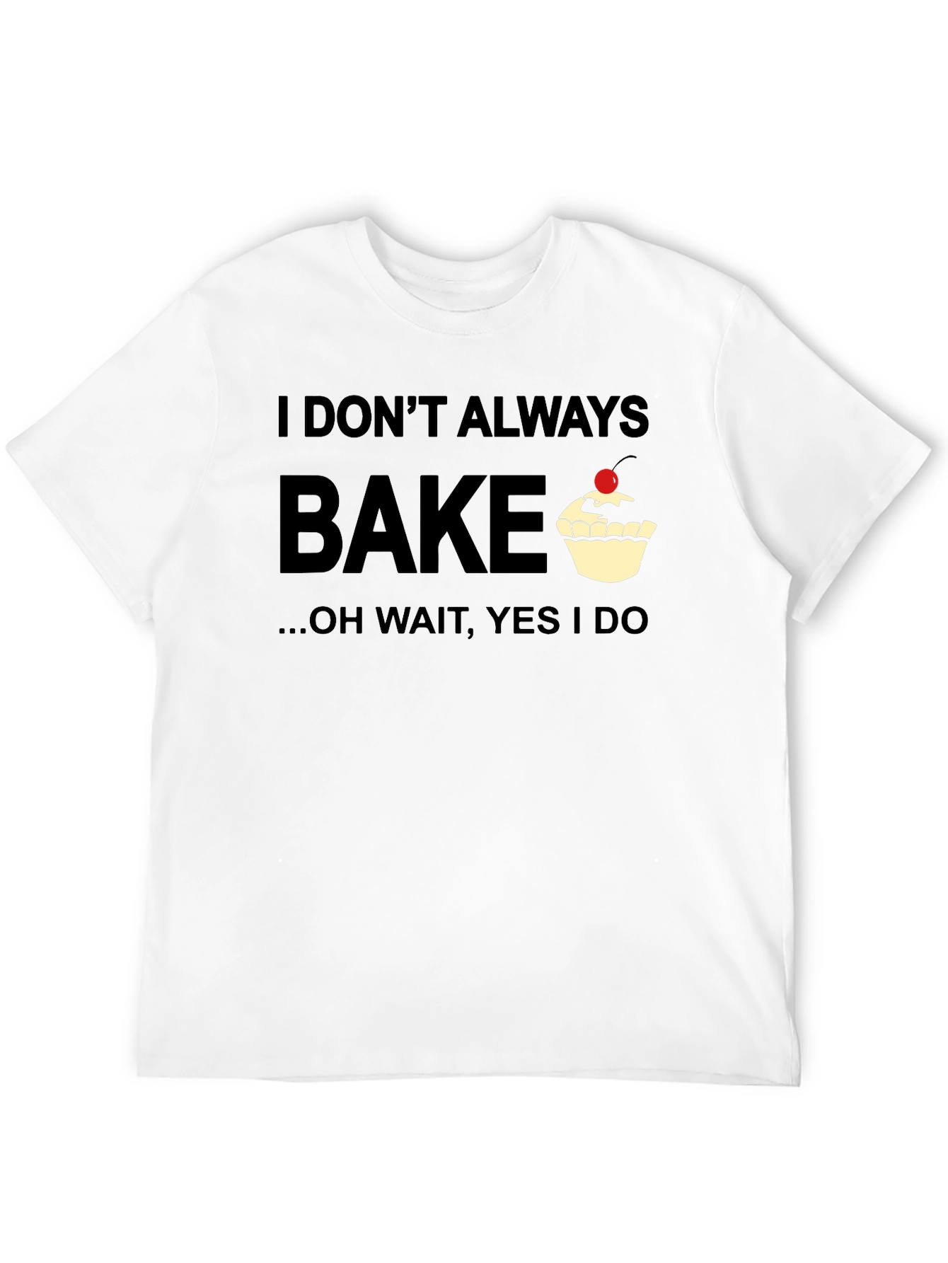 Black Bake Graphic Tee - "I Don't Always Bake" view 12